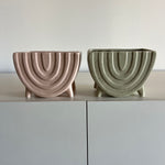 Curved Planter - Premium Artificial Wedding Flowers by Sonder + Stone Boutique