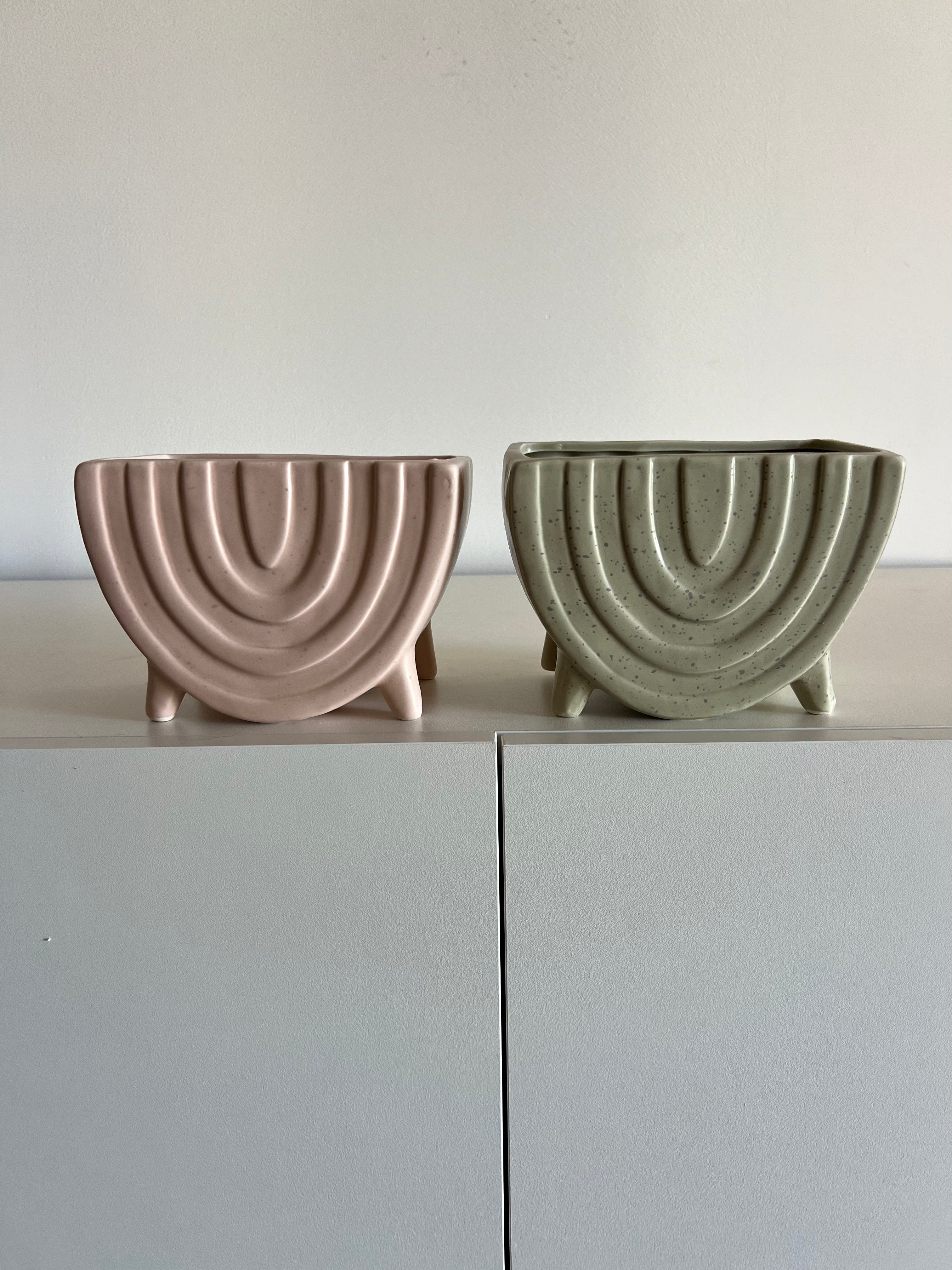 Curved Planter - Premium Artificial Wedding Flowers by Sonder + Stone Boutique