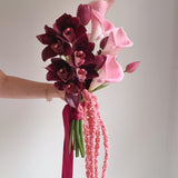 Sonder Wedding Bouquet - The Modernist (burgundy pink)