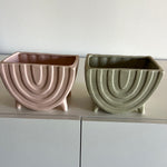 Curved Planter - Premium Artificial Wedding Flowers by Sonder + Stone Boutique