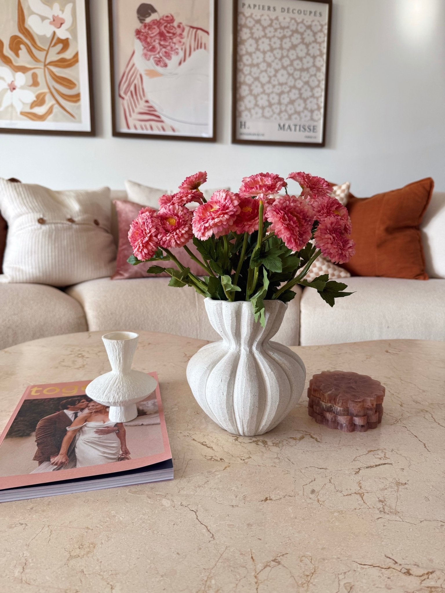 Artificial flowers Chrysanthemum Spray Bunch - Sonder + Stone Boutique