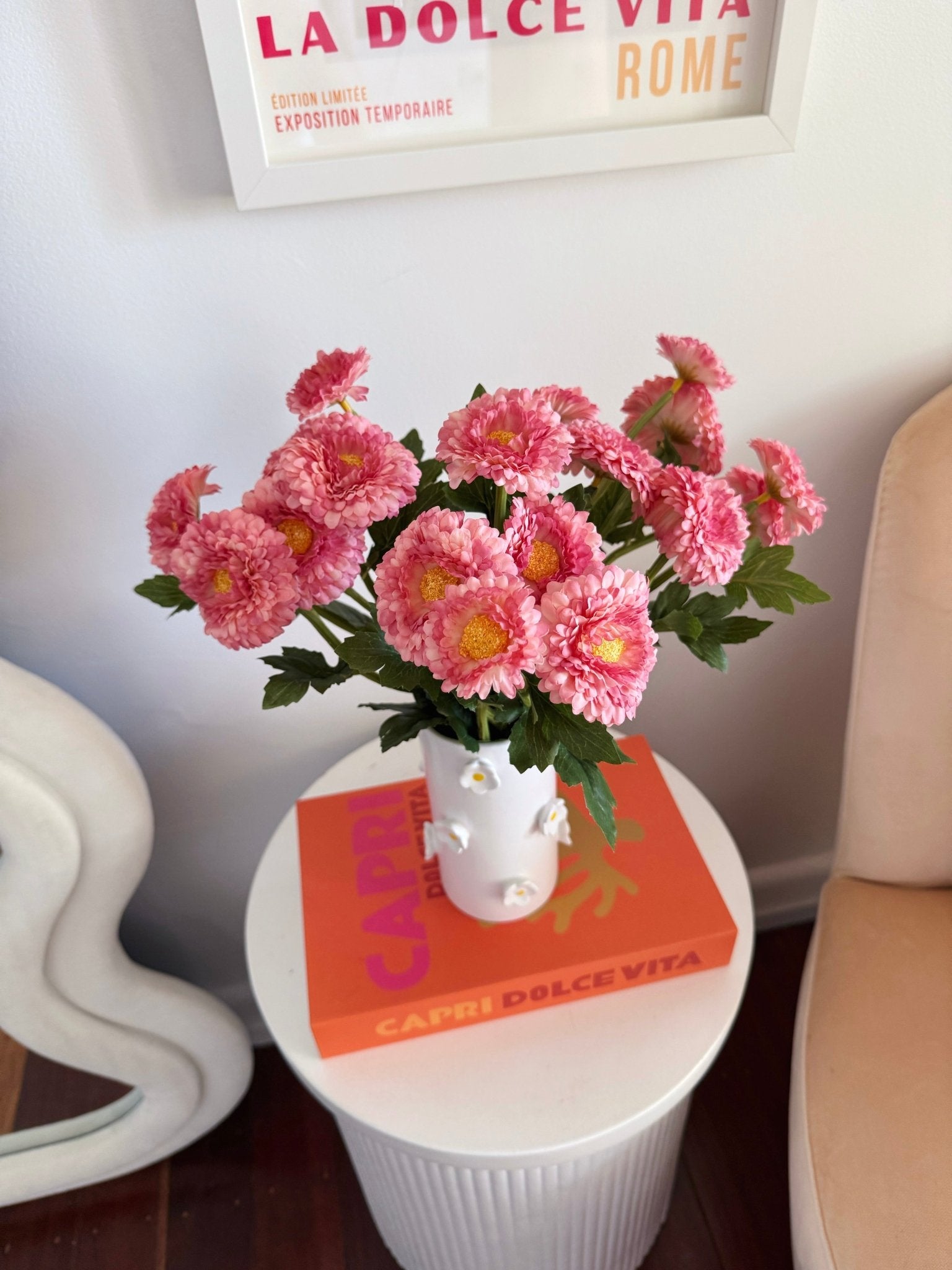Artificial flowers Chrysanthemum Spray Bunch - Sonder + Stone Boutique