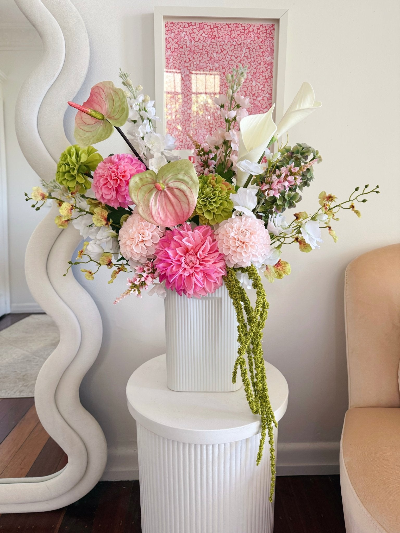 Cosmic Love Arrangement - Premium Artificial Wedding Flowers by Sonder + Stone Boutique