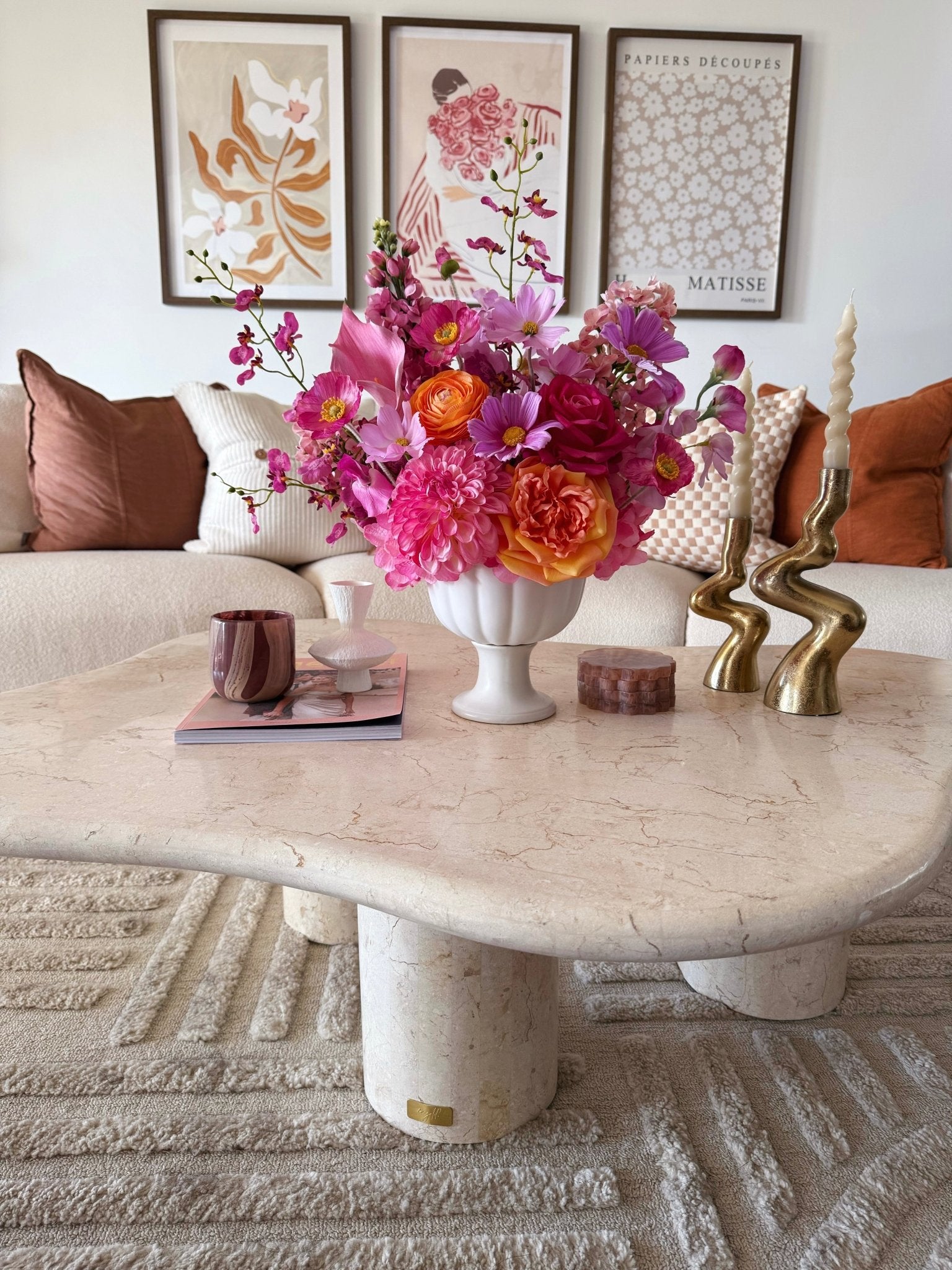 Artificial flowers Crush Arrangement - Sonder + Stone Boutique