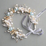 Flowergirl Crown - Princess Pearl - Premium Artificial Wedding Flowers by Sonder + Stone Boutique
