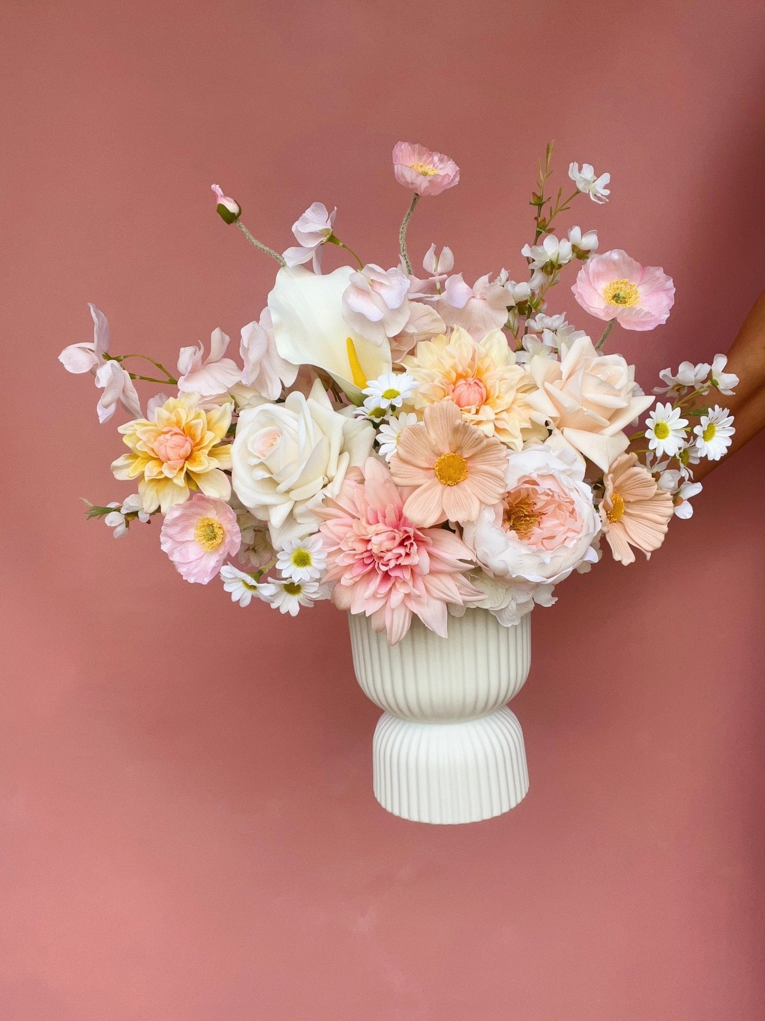 Love Cocoon Arrangement - Sonder + Stone Boutique Artificial Wedding Flowers