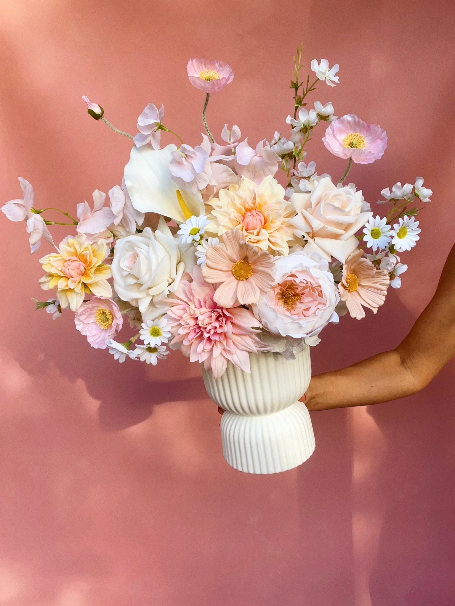 Love Cocoon Arrangement - Sonder + Stone Boutique Artificial Wedding Flowers