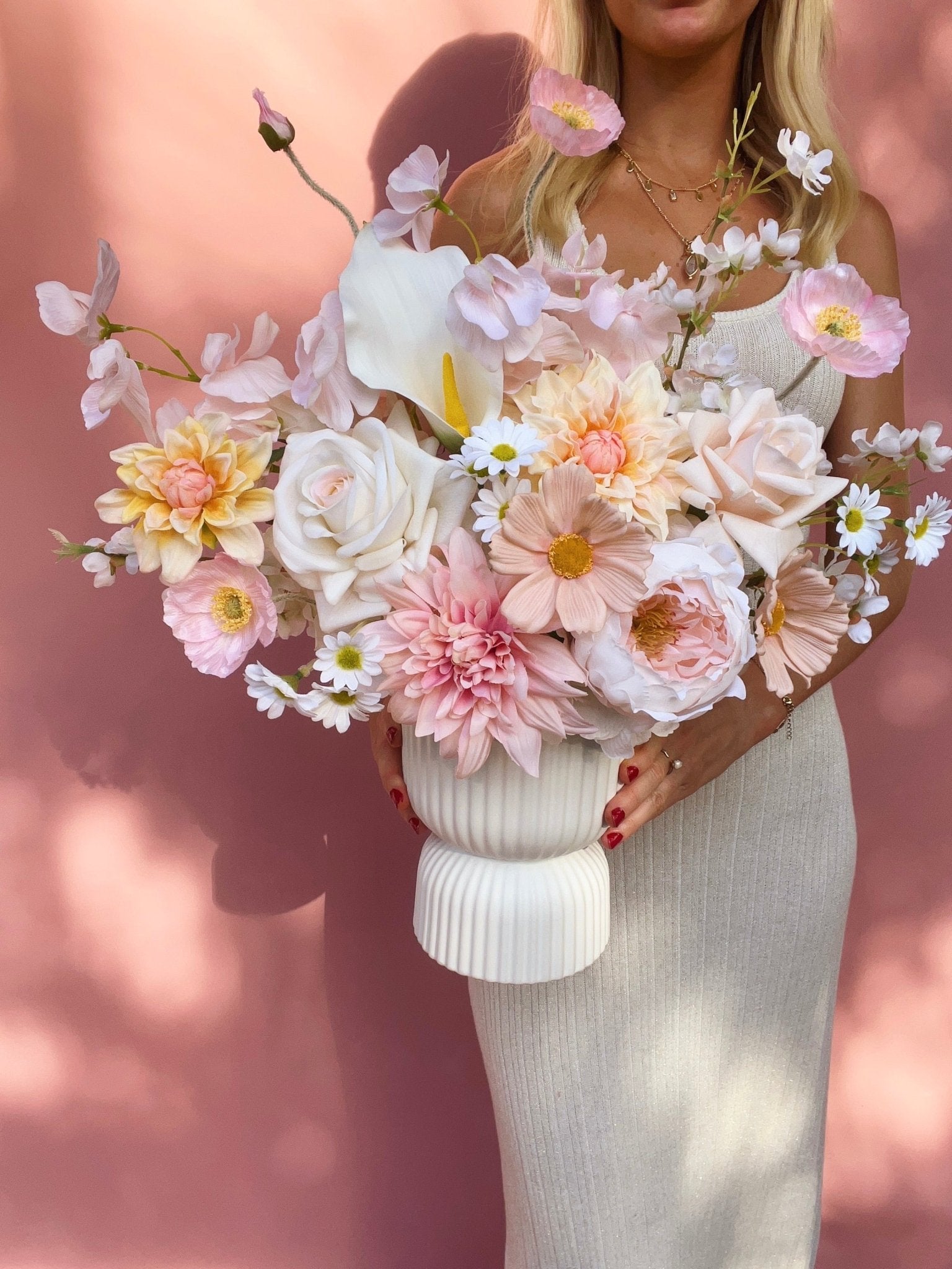 Love Cocoon Arrangement - Sonder + Stone Boutique Artificial Wedding Flowers