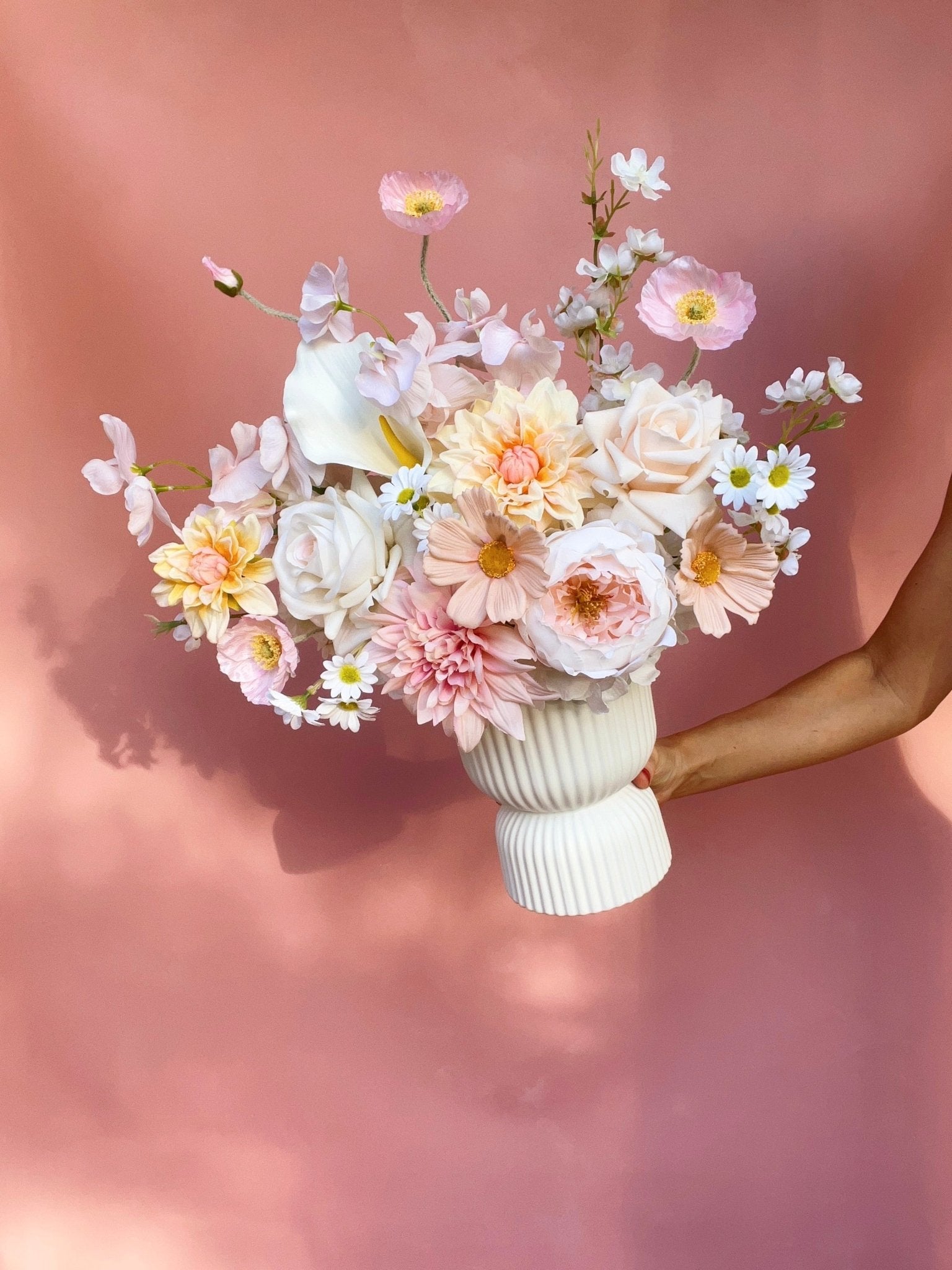 Love Cocoon Arrangement - Sonder + Stone Boutique Artificial Wedding Flowers