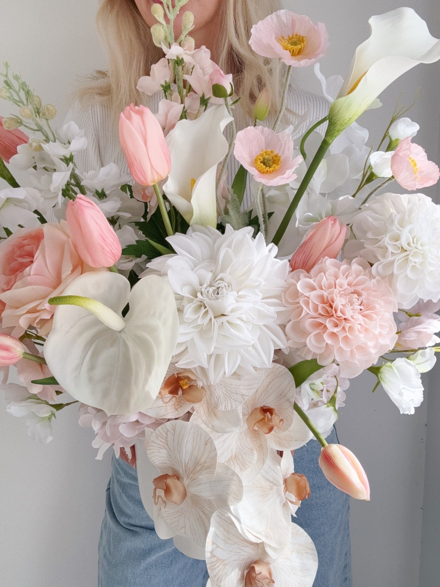 Pillowtalk Arrangement - Premium Artificial Wedding Flowers by Sonder + Stone Boutique
