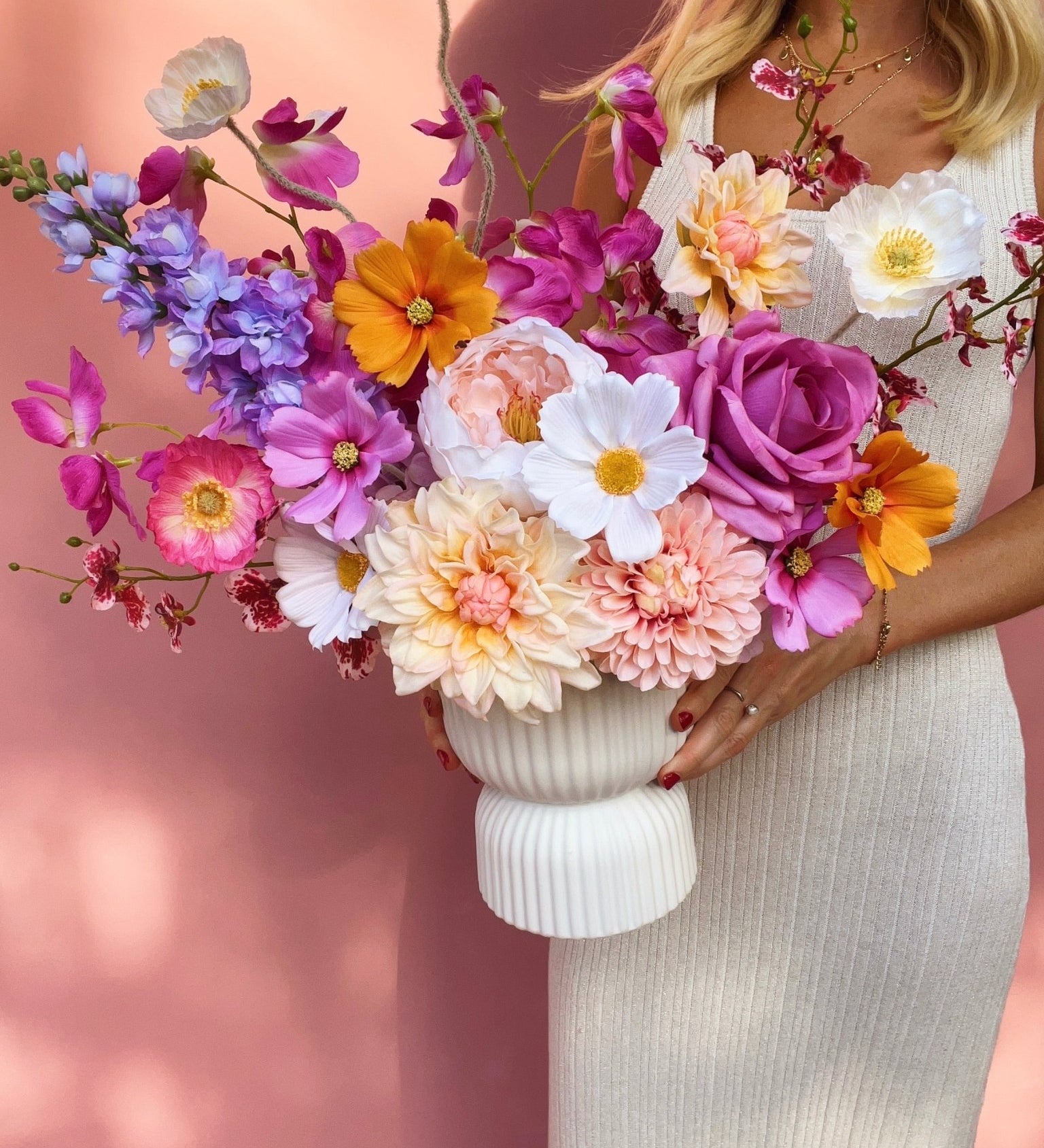 Settle Petal Arrangement - Premium Artificial Wedding Flowers by Sonder + Stone Boutique