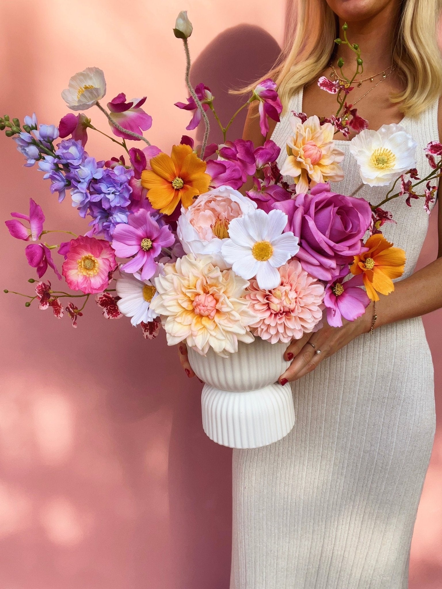 Settle Petal Arrangement - Premium Artificial Wedding Flowers by Sonder + Stone Boutique