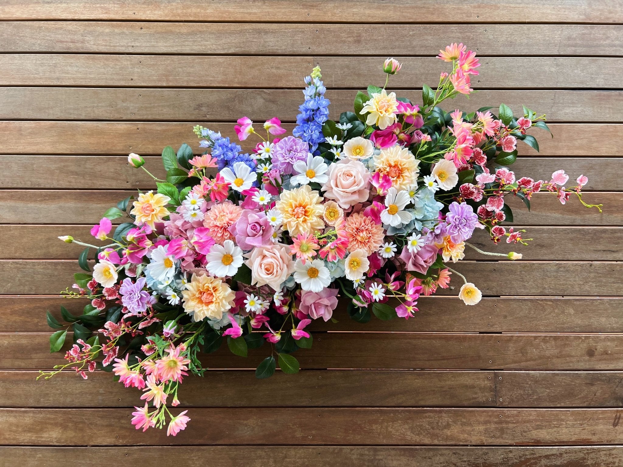 Artificial flowers Sonder Wedding Arbour Display - Fun + Colourful - Sonder + Stone Boutique