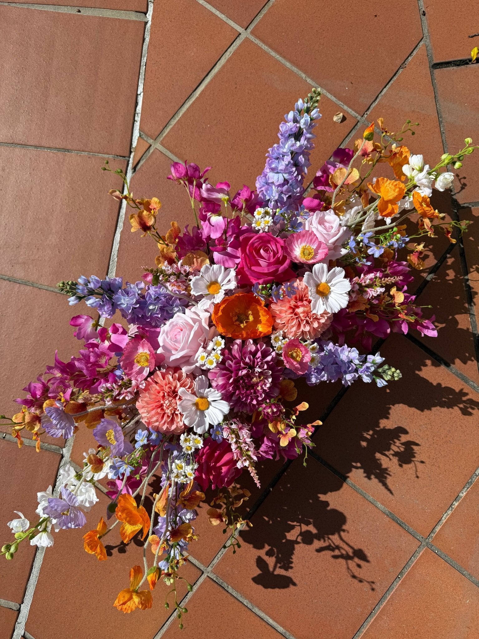 Sonder Wedding Arbour Displays - Flamingo Crush - Premium Artificial Wedding Flowers by Sonder + Stone Boutique