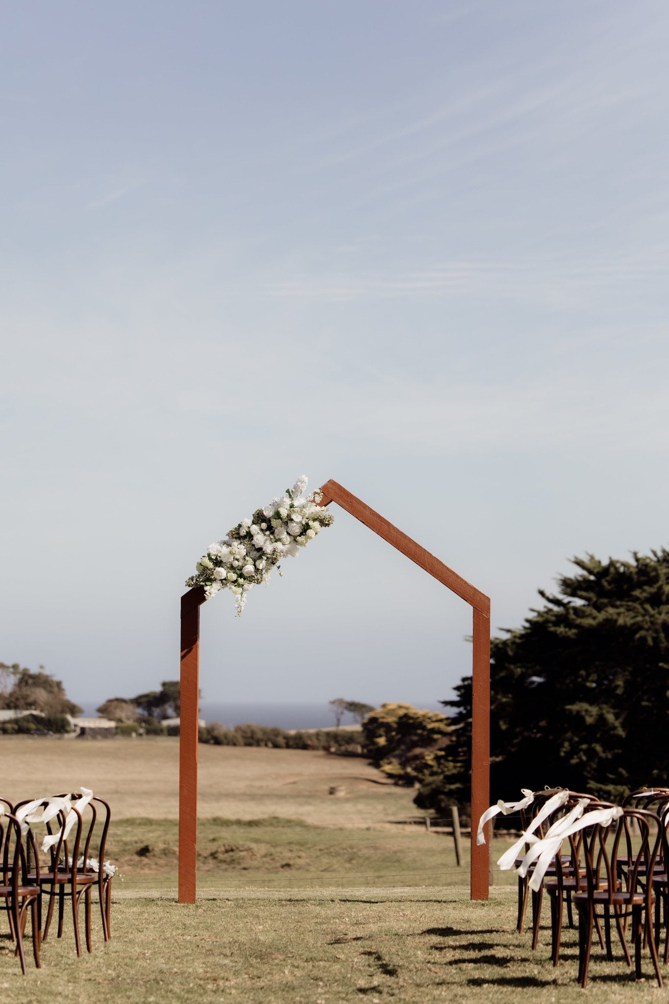 Sonder Wedding Arbour Displays - Pistachio Cream - Sonder + Stone Boutique Artificial Wedding Flowers