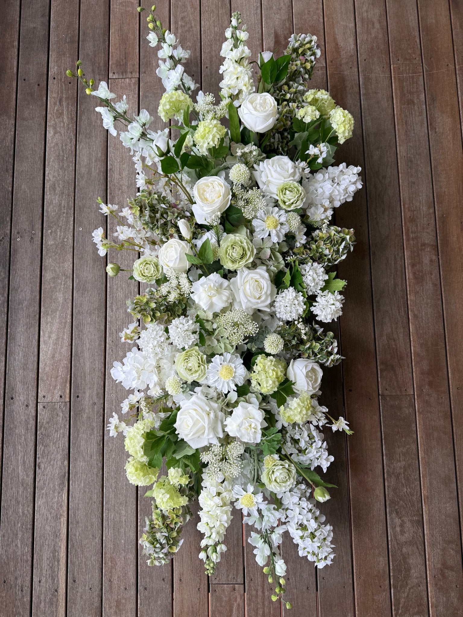 Sonder Wedding Arbour Displays - Pistachio Cream - Sonder + Stone Boutique Artificial Wedding Flowers