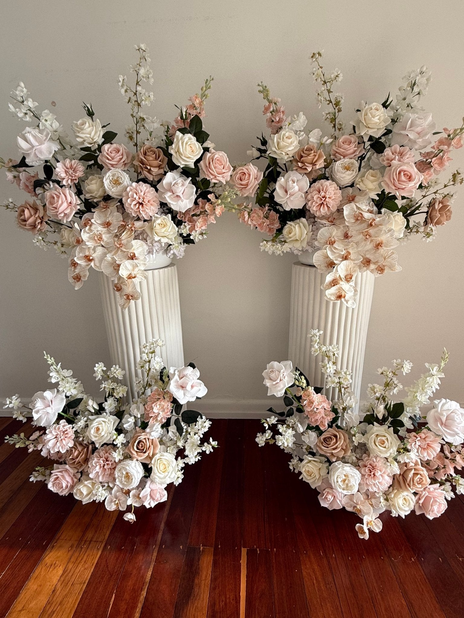 Sonder Wedding Arrangement - Barely Blush - Premium Artificial Wedding Flowers by Sonder + Stone Boutique