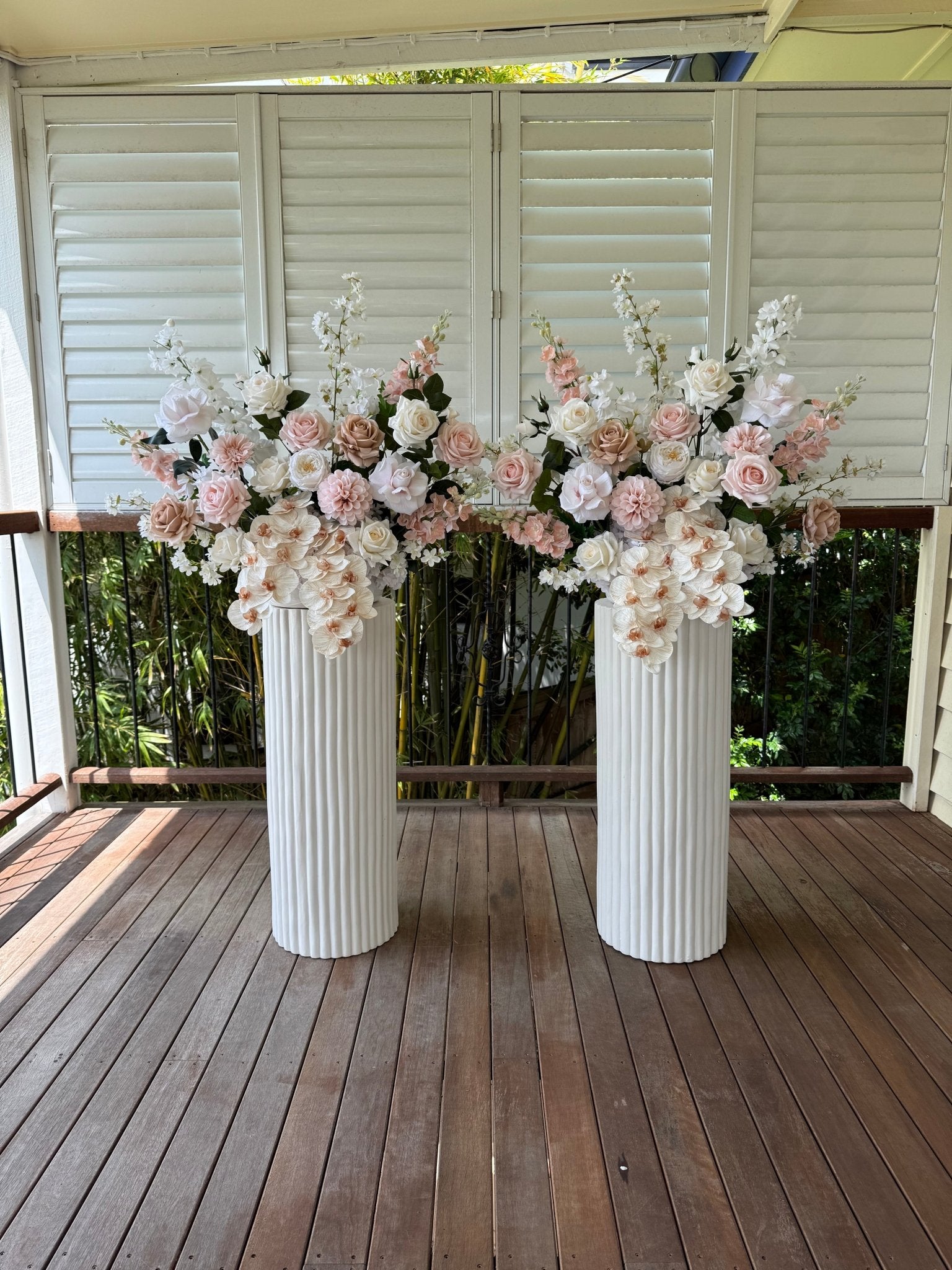 Sonder Wedding Arrangement - Barely Blush - Premium Artificial Wedding Flowers by Sonder + Stone Boutique