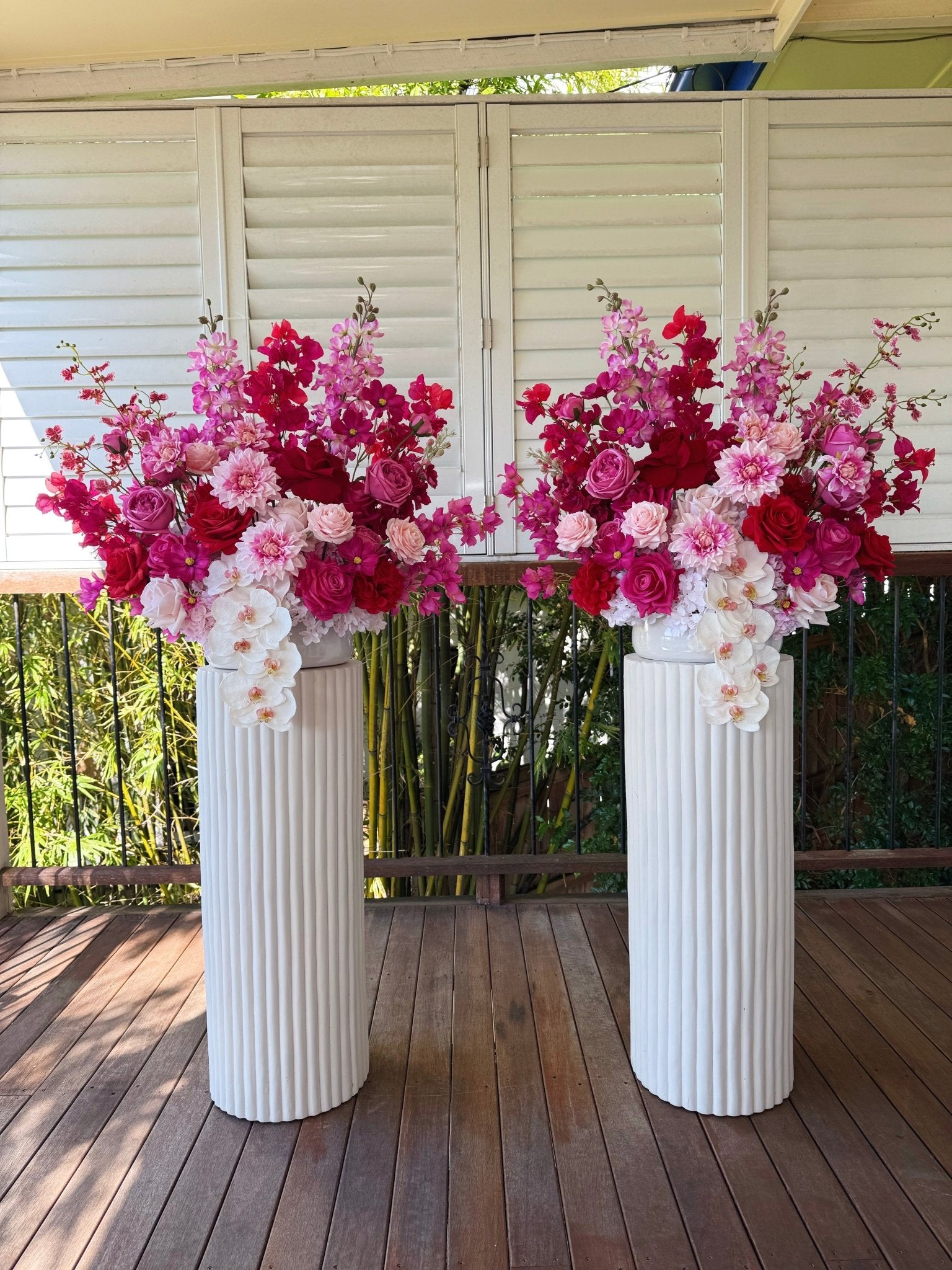 Sonder Wedding Arrangement - Bright + Bold - Sonder + Stone Boutique Artificial Wedding Flowers