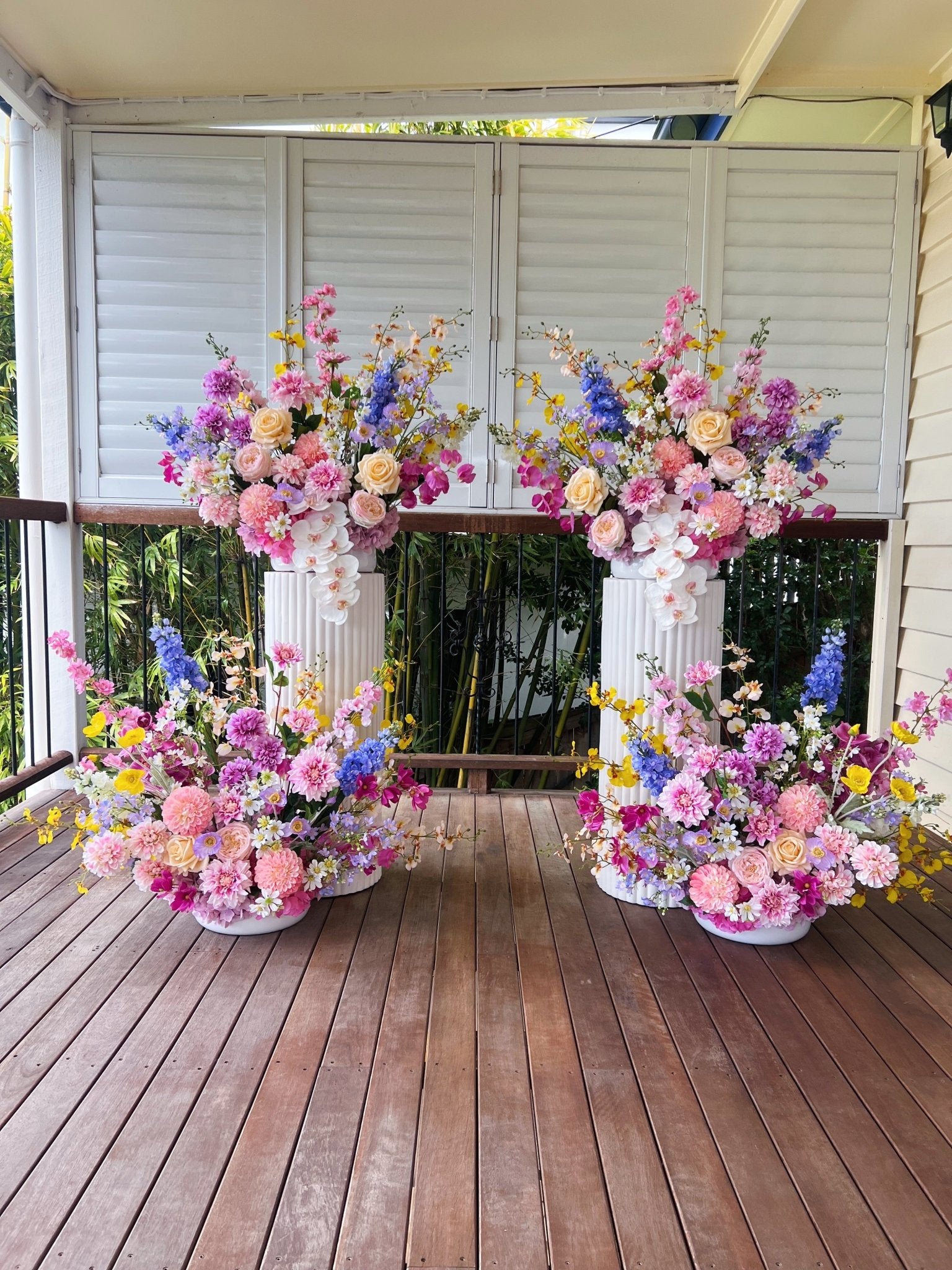 Sonder Wedding Arrangement - Spring Fling - Sonder + Stone Boutique Artificial Wedding Flowers
