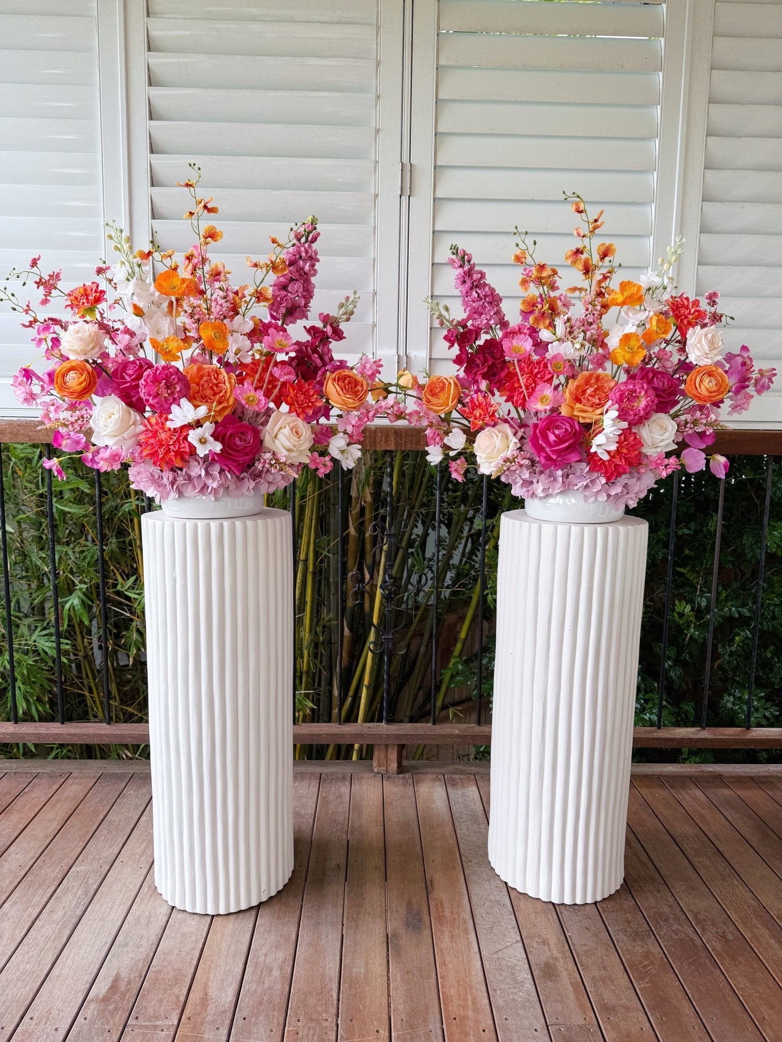 Sonder Wedding Arrangement - Sunset Muse - Sonder + Stone Boutique Artificial Wedding Flowers