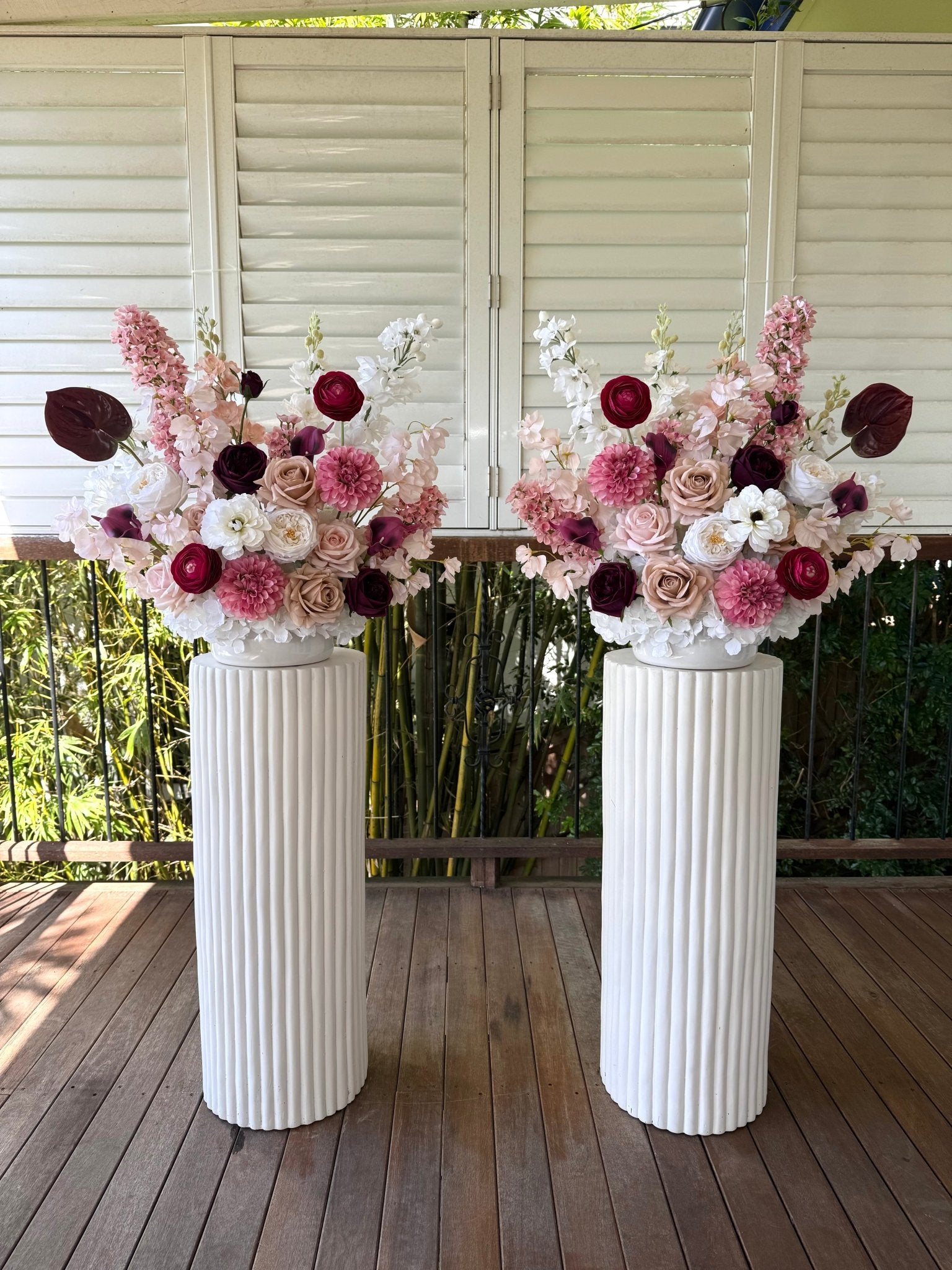 Sonder Wedding Arrangement - Velvet Muse - Premium Artificial Wedding Flowers by Sonder + Stone Boutique