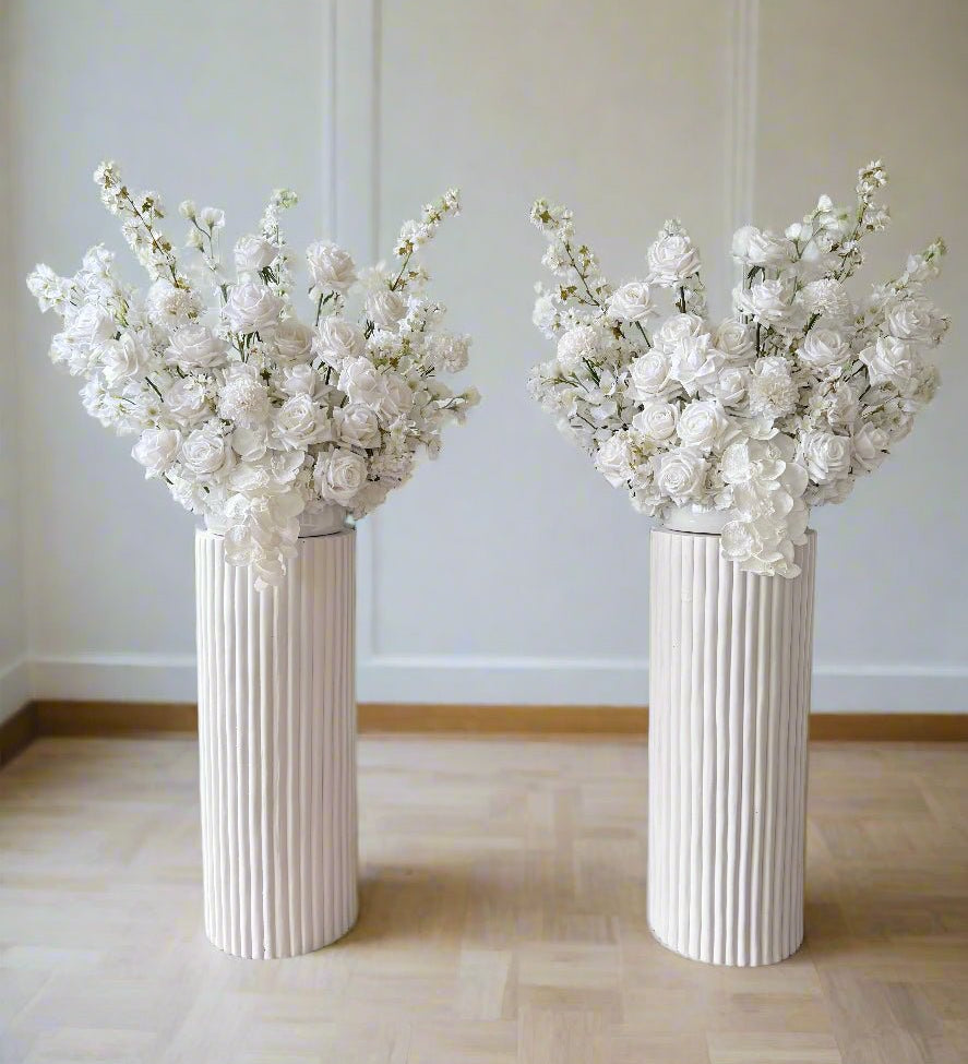 Sonder Wedding Arrangement - White + Fluttery - Premium Artificial Wedding Flowers by Sonder + Stone Boutique