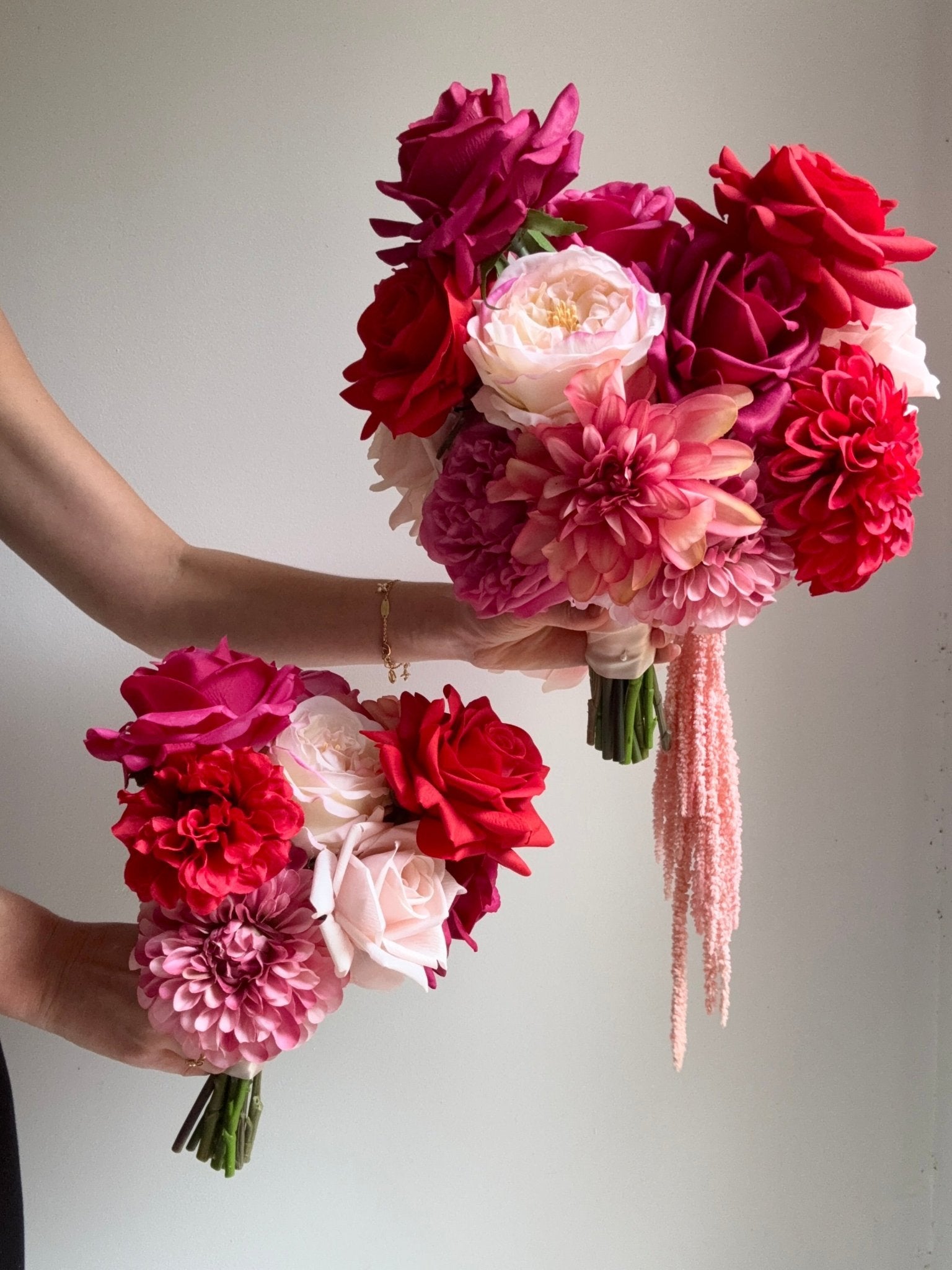 Sonder Wedding Bouquet - Cherry Bomb - Premium Artificial Wedding Flowers by Sonder + Stone Boutique