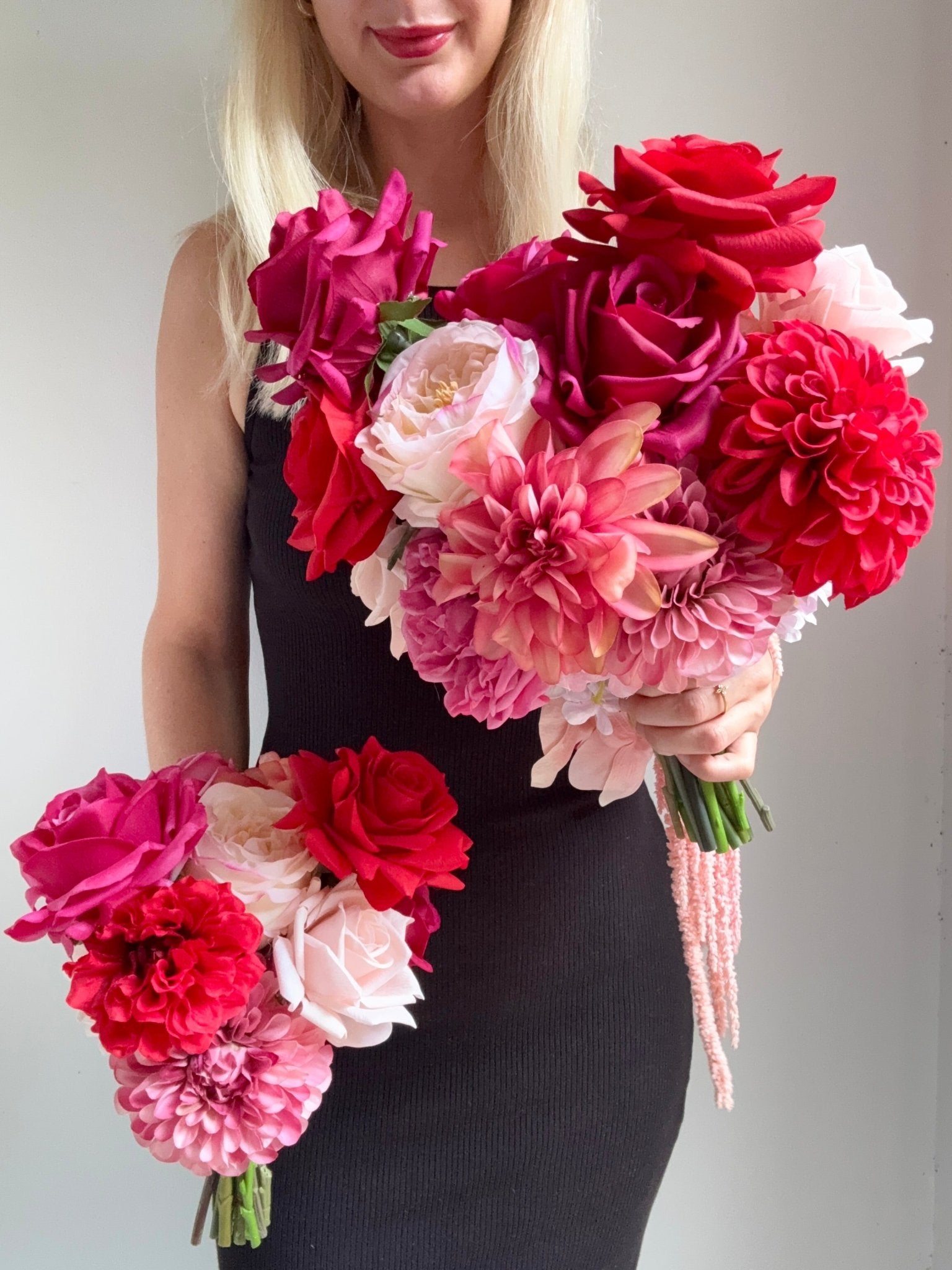 Sonder Wedding Bouquet - Cherry Bomb - Premium Artificial Wedding Flowers by Sonder + Stone Boutique