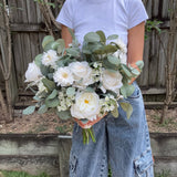Sonder Wedding Bouquet - Ivory Eucalyptus (Limited Edition) - Premium Artificial Wedding Flowers by Sonder + Stone Boutique