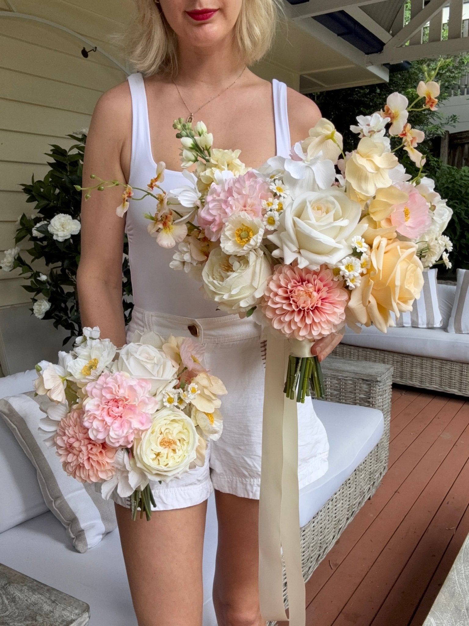 Sonder Wedding Bouquet - Lemon Sorbet - Premium Artificial Wedding Flowers by Sonder + Stone Boutique