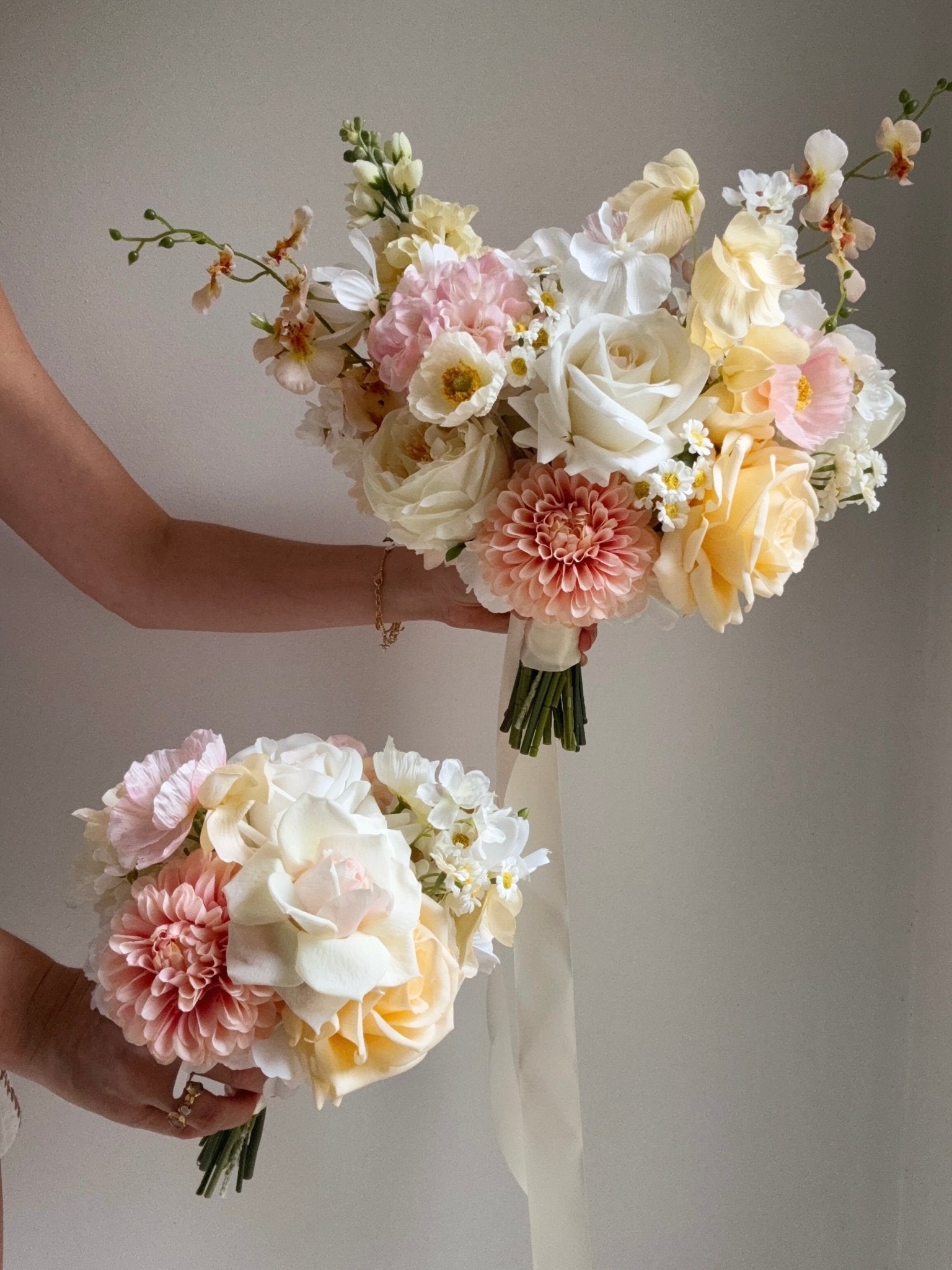 Sonder Wedding Bouquet - Lemon Sorbet - Premium Artificial Wedding Flowers by Sonder + Stone Boutique