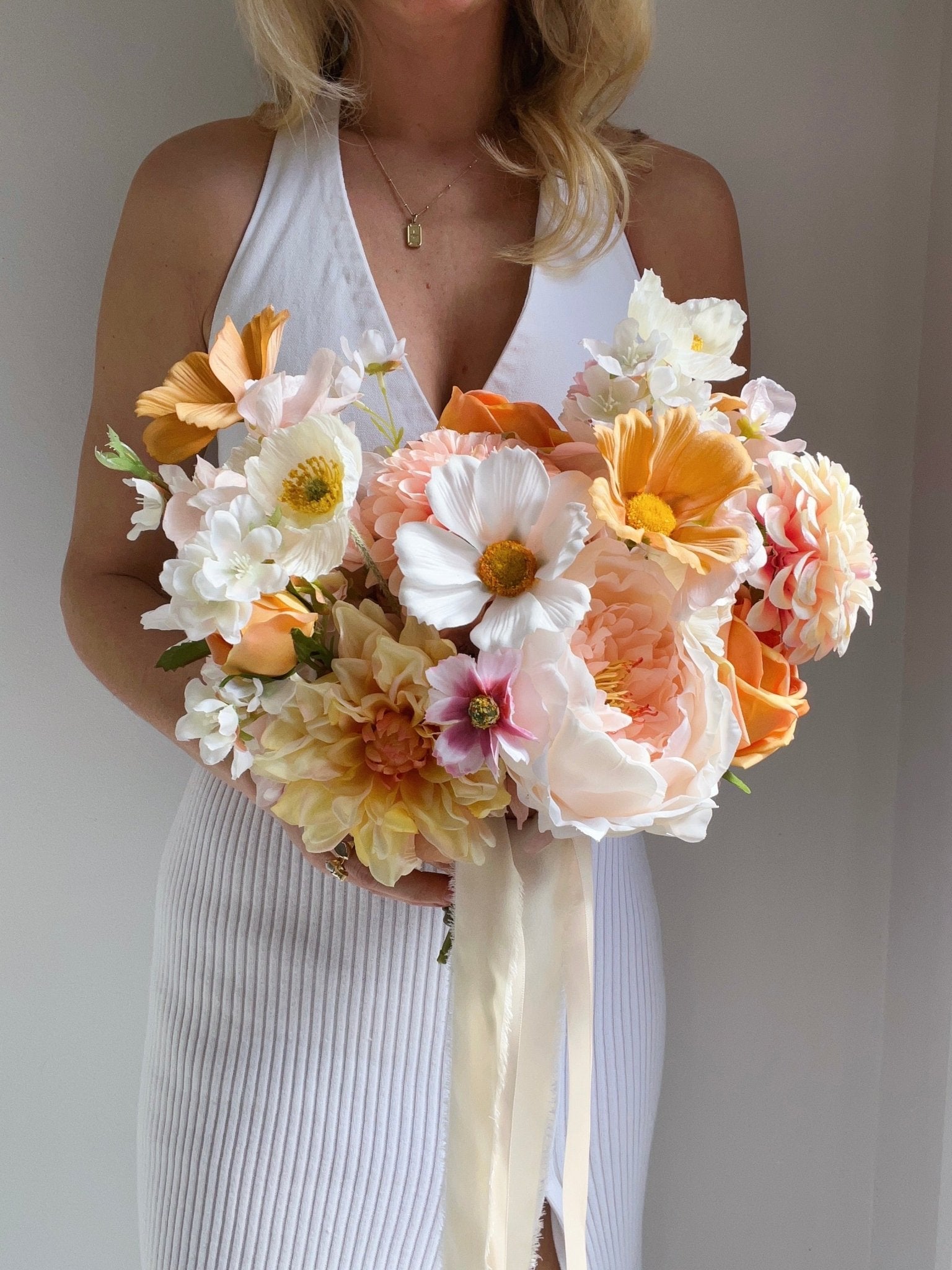 Sonder Wedding Bouquet - Marigold Fields - Sonder + Stone Boutique Artificial Wedding Flowers