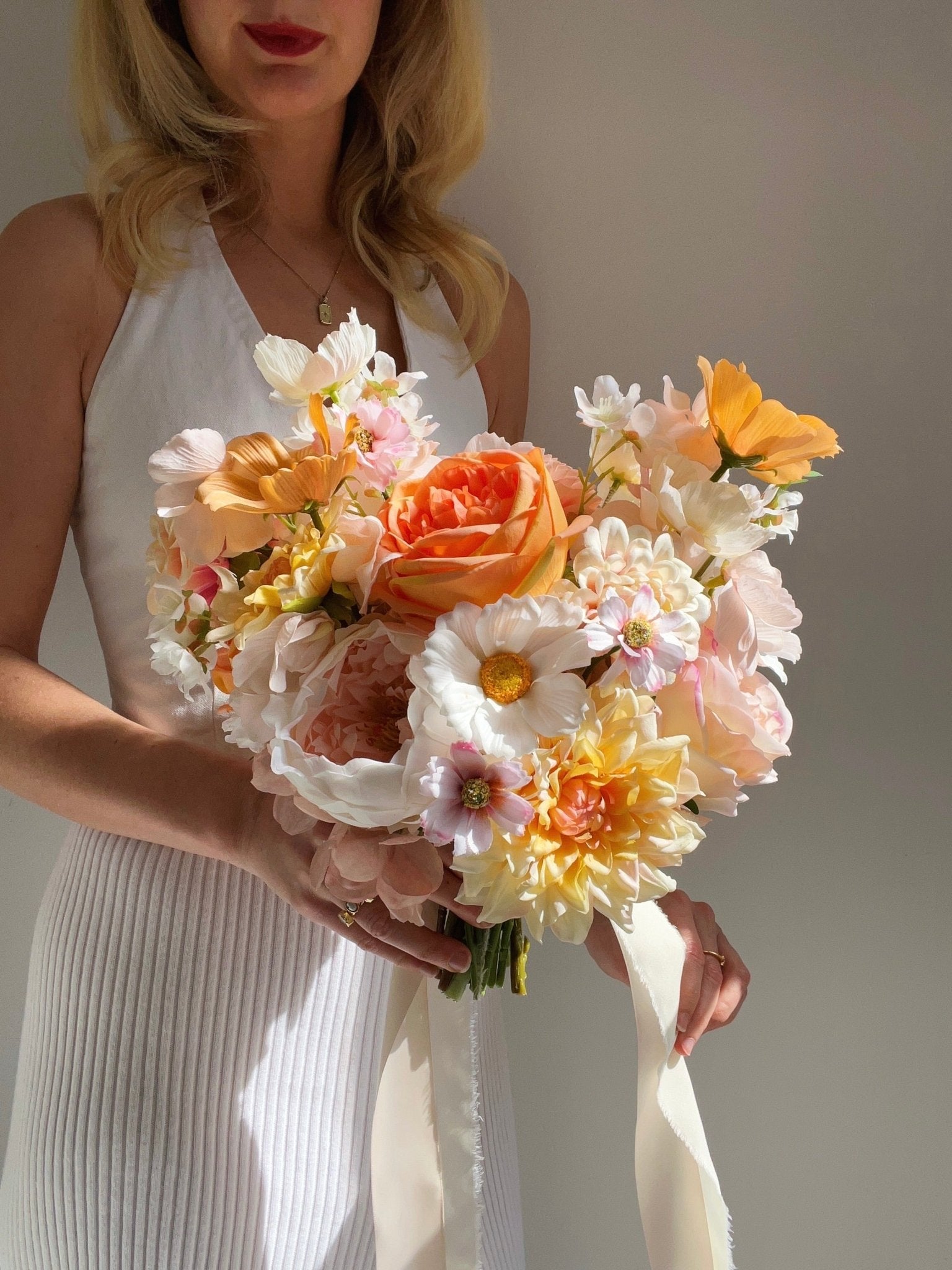 Sonder Wedding Bouquet - Marigold Fields - Sonder + Stone Boutique Artificial Wedding Flowers