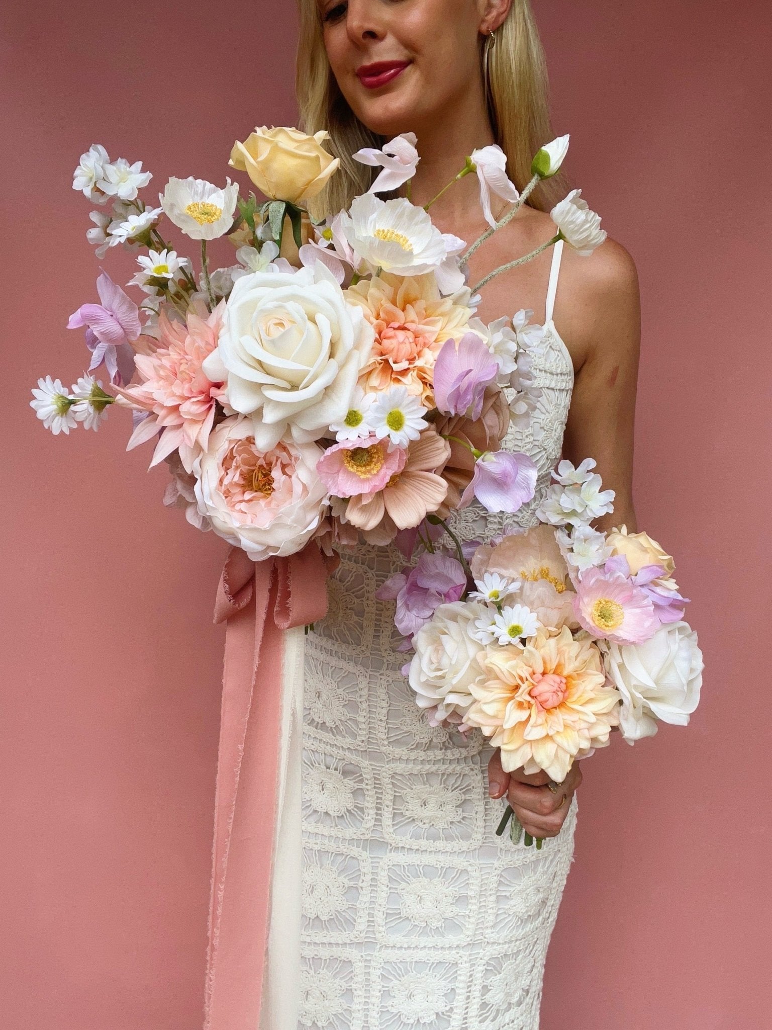 Artificial flowers Sonder Wedding Bouquet - Pastel Dream - Sonder + Stone Boutique