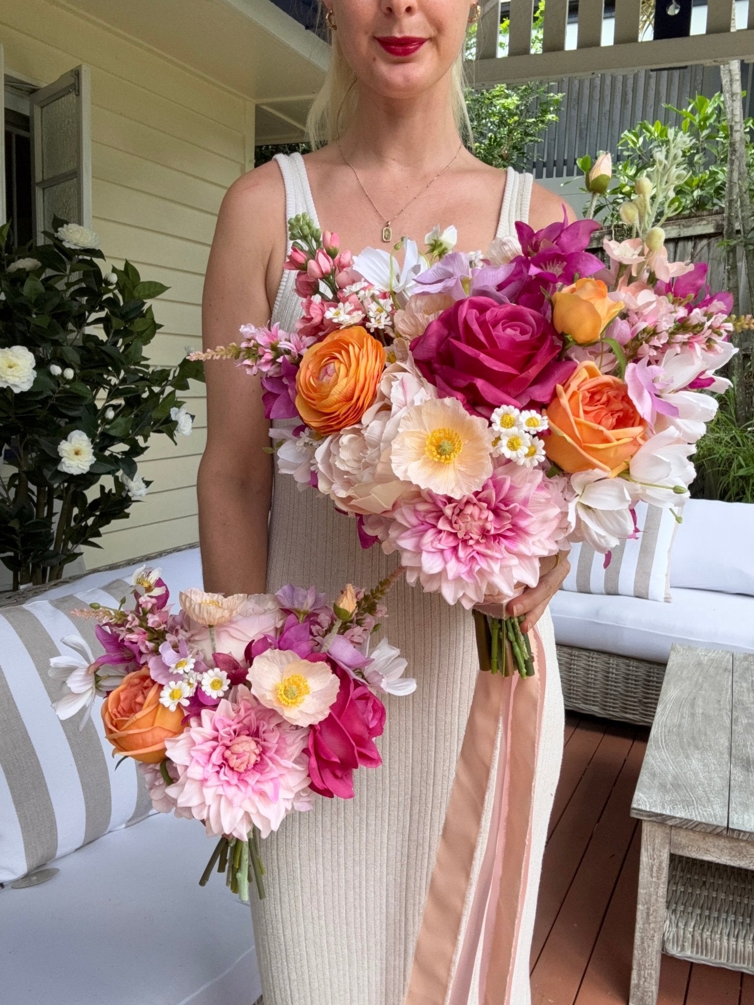 Sonder Wedding Bouquet - Pink Paloma - Sonder + Stone Boutique Artificial Wedding Flowers