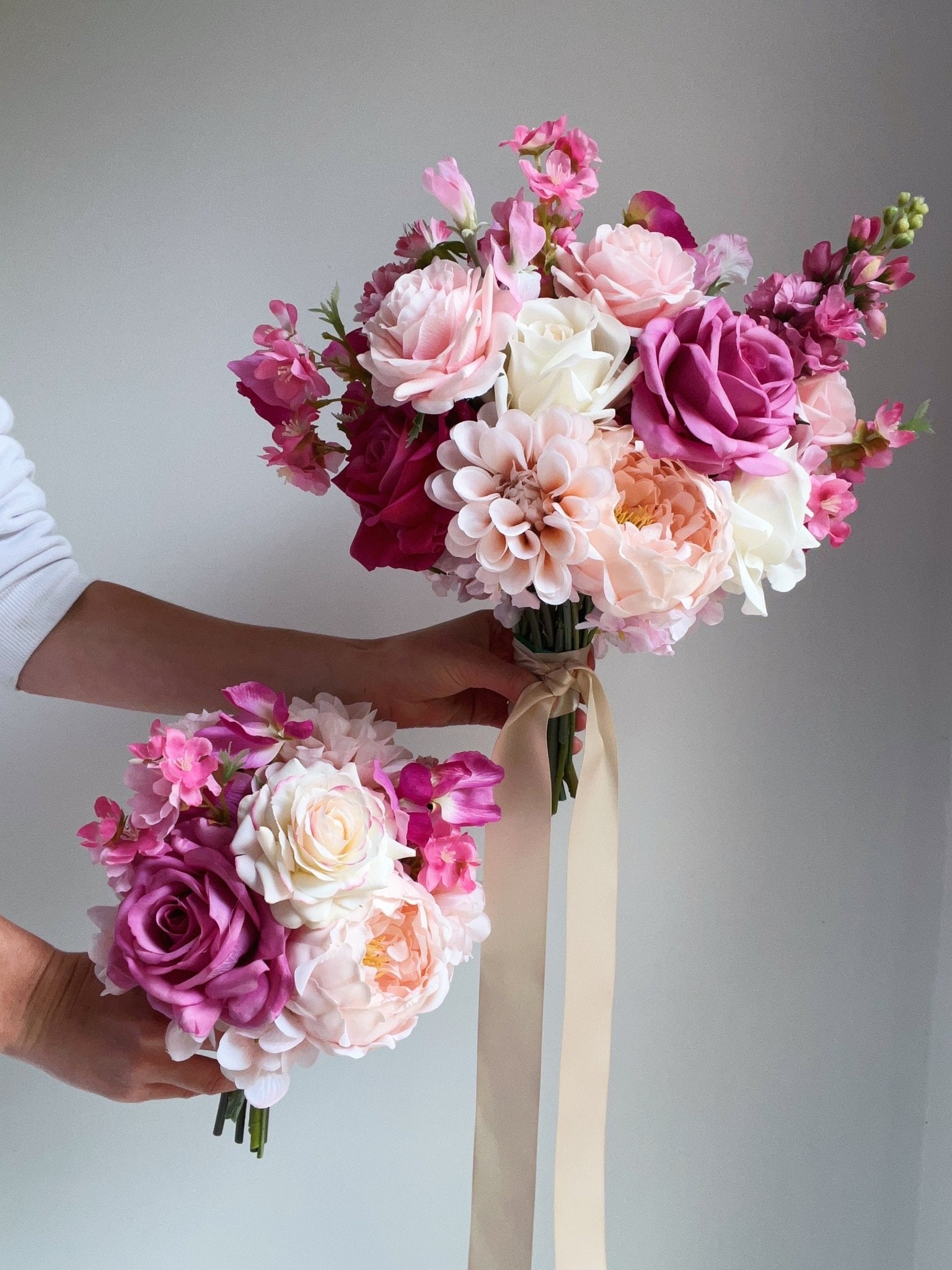 Sonder Wedding Bouquet - Pretty in Pink - Sonder + Stone Boutique Artificial Wedding Flowers
