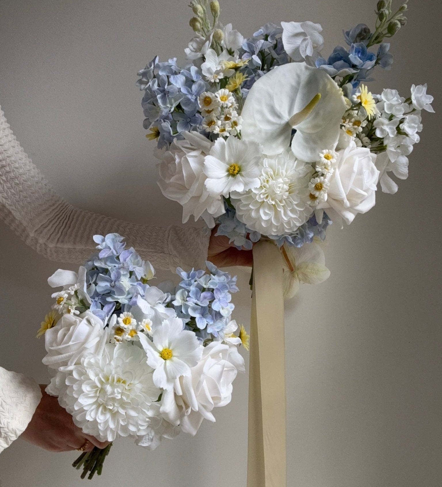 Sonder Wedding Bouquet - Something Blue - Premium Artificial Wedding Flowers by Sonder + Stone Boutique