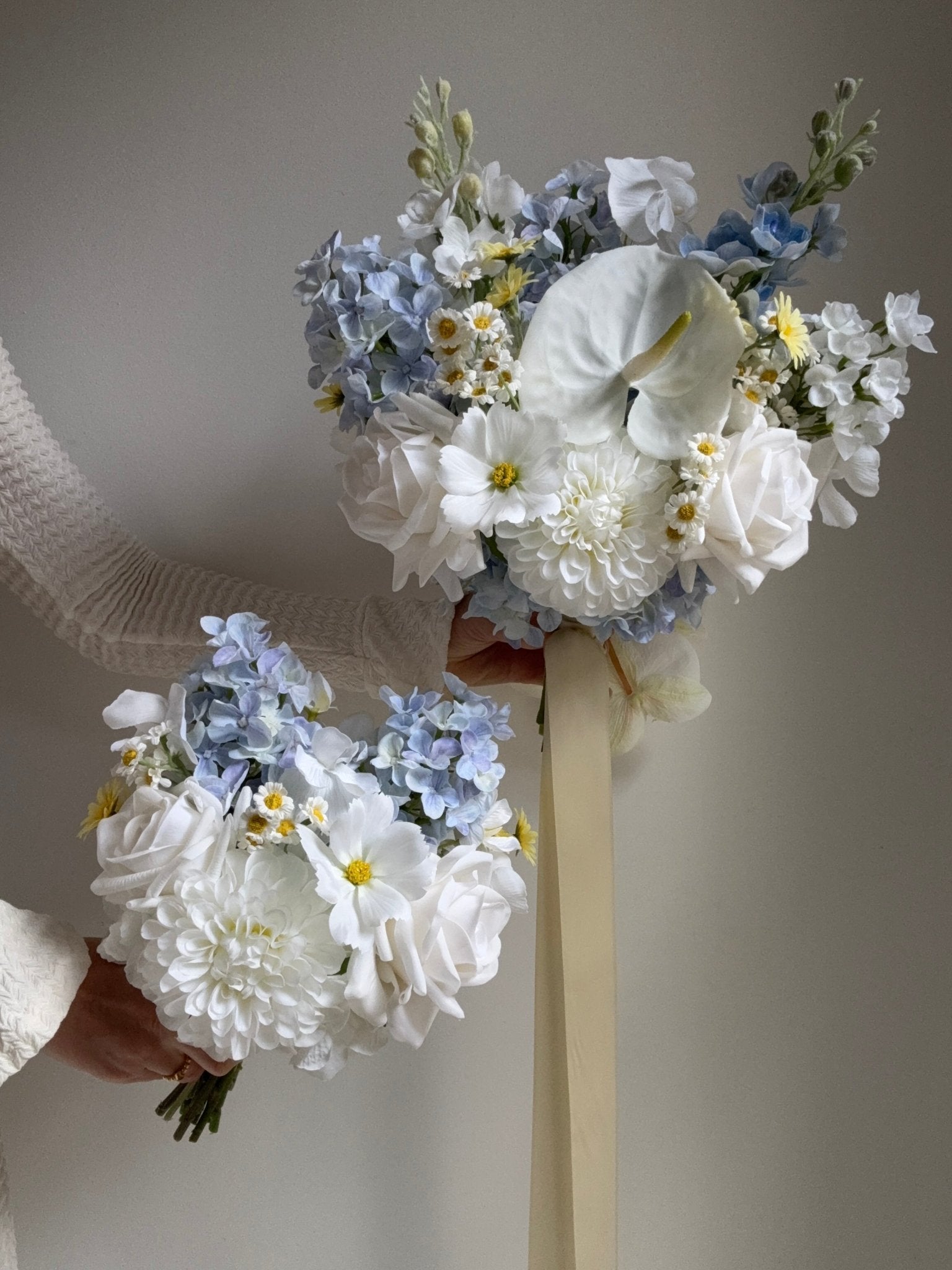 Sonder Wedding Bouquet - Something Blue - Premium Artificial Wedding Flowers by Sonder + Stone Boutique