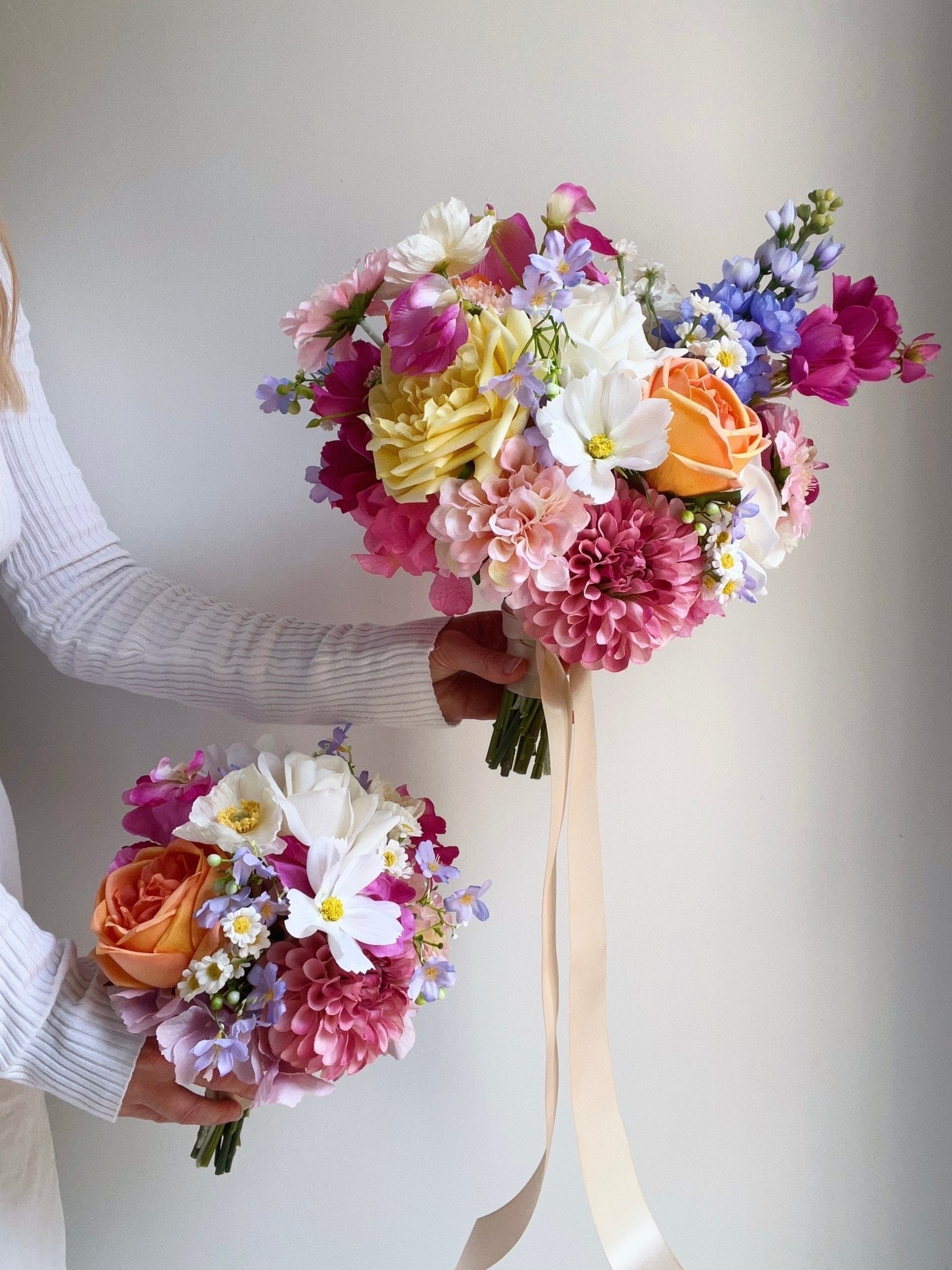 Sonder Wedding Bouquet - Spring Carnival - Premium Artificial Wedding Flowers by Sonder + Stone Boutique