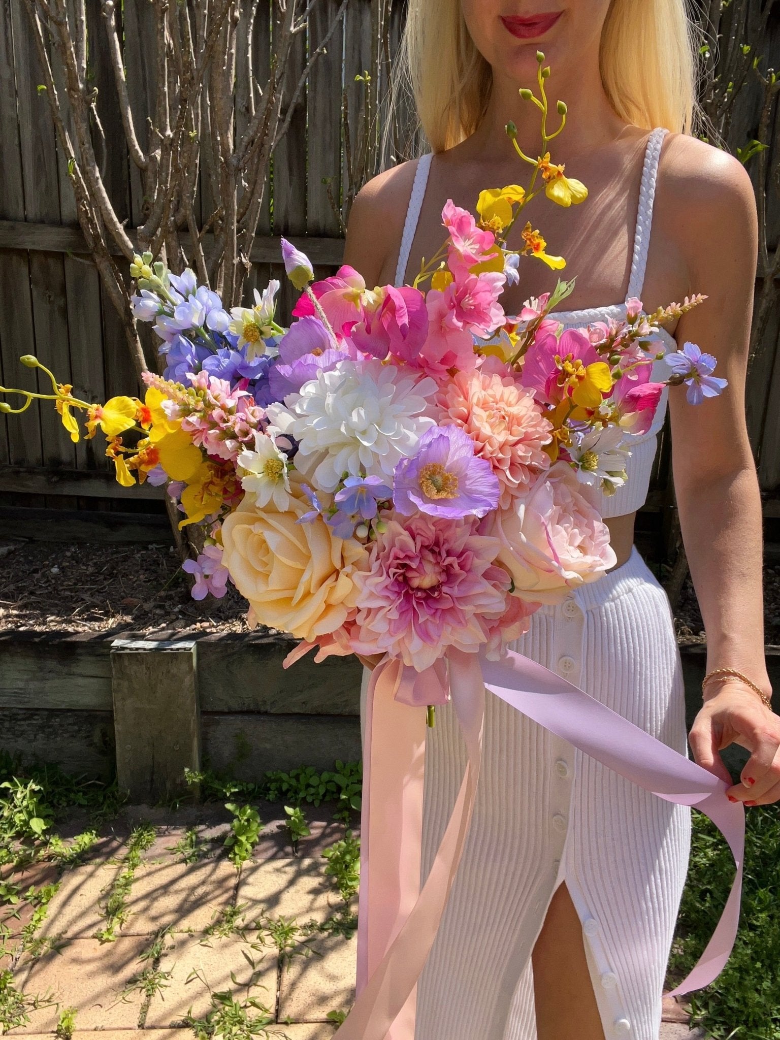 Sonder Wedding Bouquet - Spring Fling - Sonder + Stone Boutique Artificial Wedding Flowers