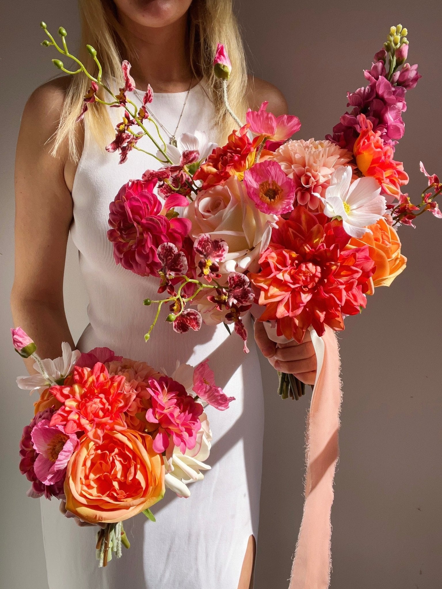 Sonder Wedding Bouquet - Sunset Muse - Sonder + Stone Boutique Artificial Wedding Flowers