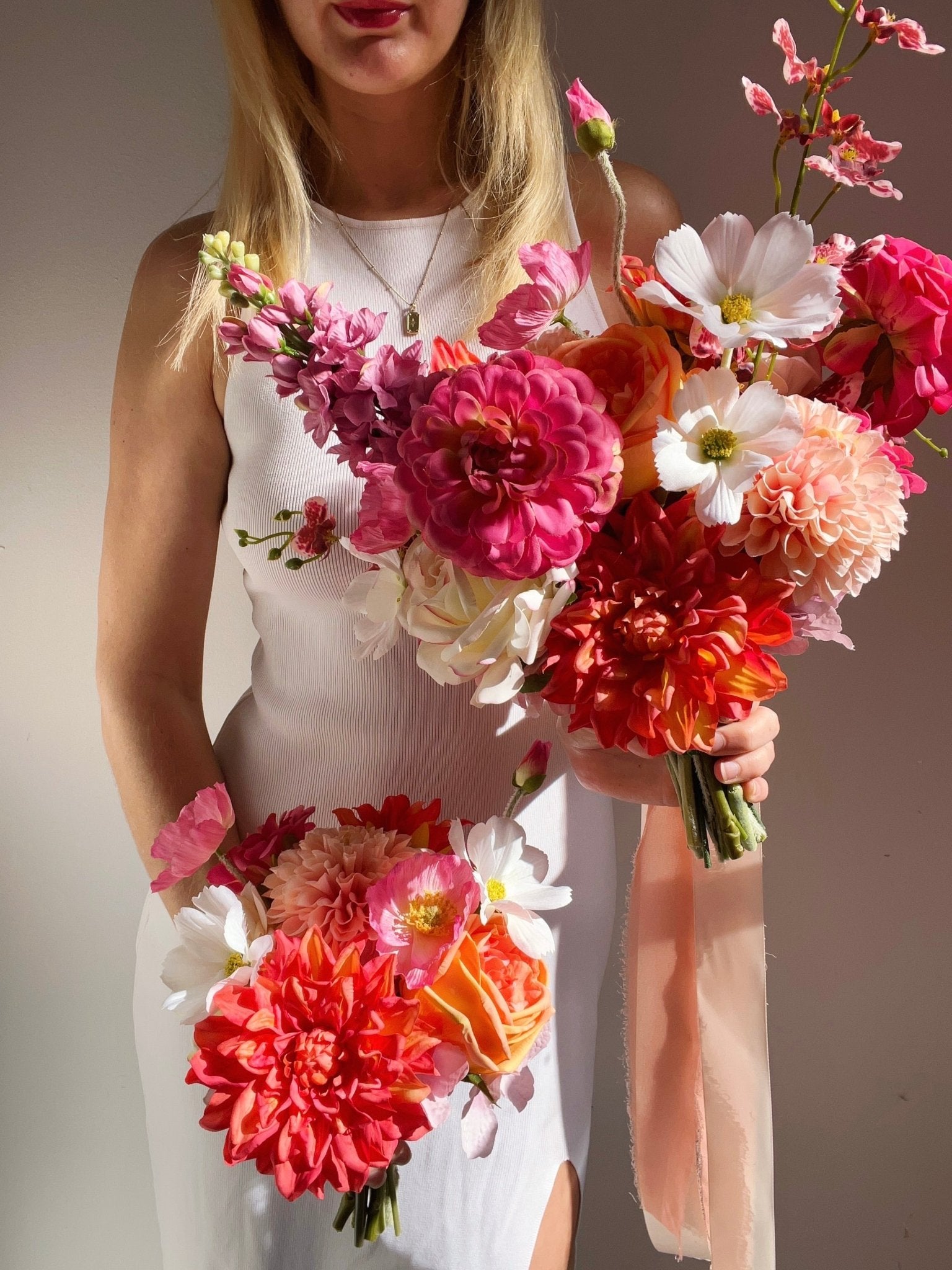 Sonder Wedding Bouquet - Sunset Muse - Sonder + Stone Boutique Artificial Wedding Flowers