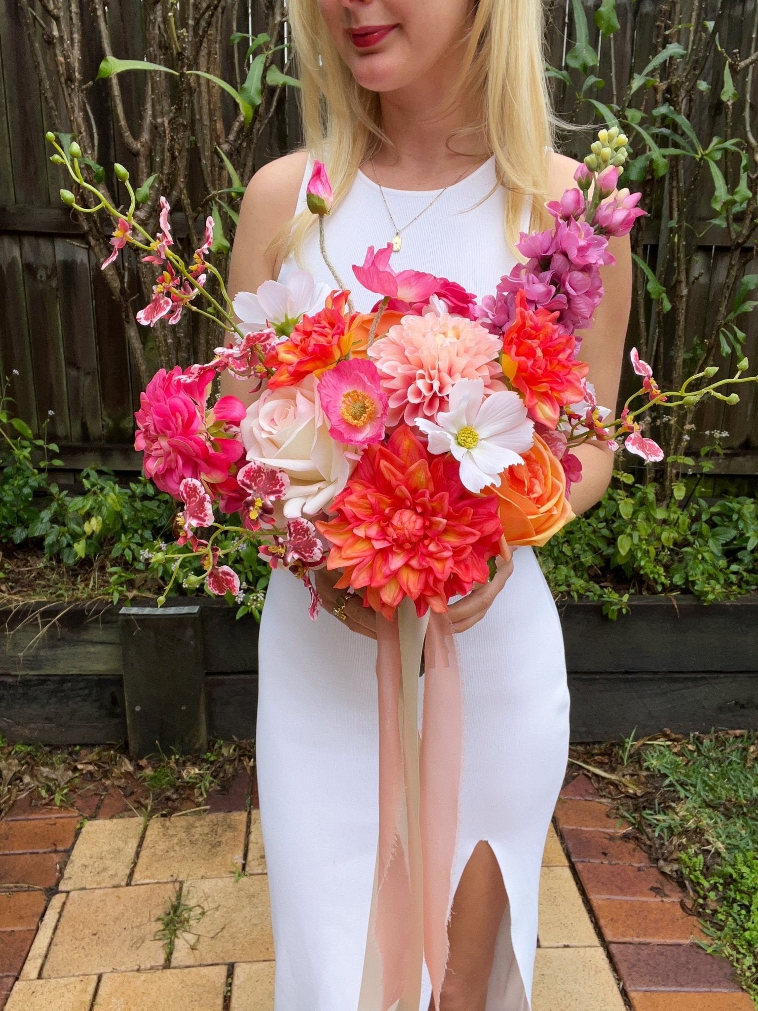 Sonder Wedding Bouquet - Sunset Muse - Sonder + Stone Boutique Artificial Wedding Flowers