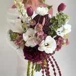 Sonder Wedding Bouquet - Velvet Plum - Premium Artificial Wedding Flowers by Sonder + Stone Boutique
