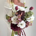 Sonder Wedding Bouquet - Velvet Plum - Premium Artificial Wedding Flowers by Sonder + Stone Boutique