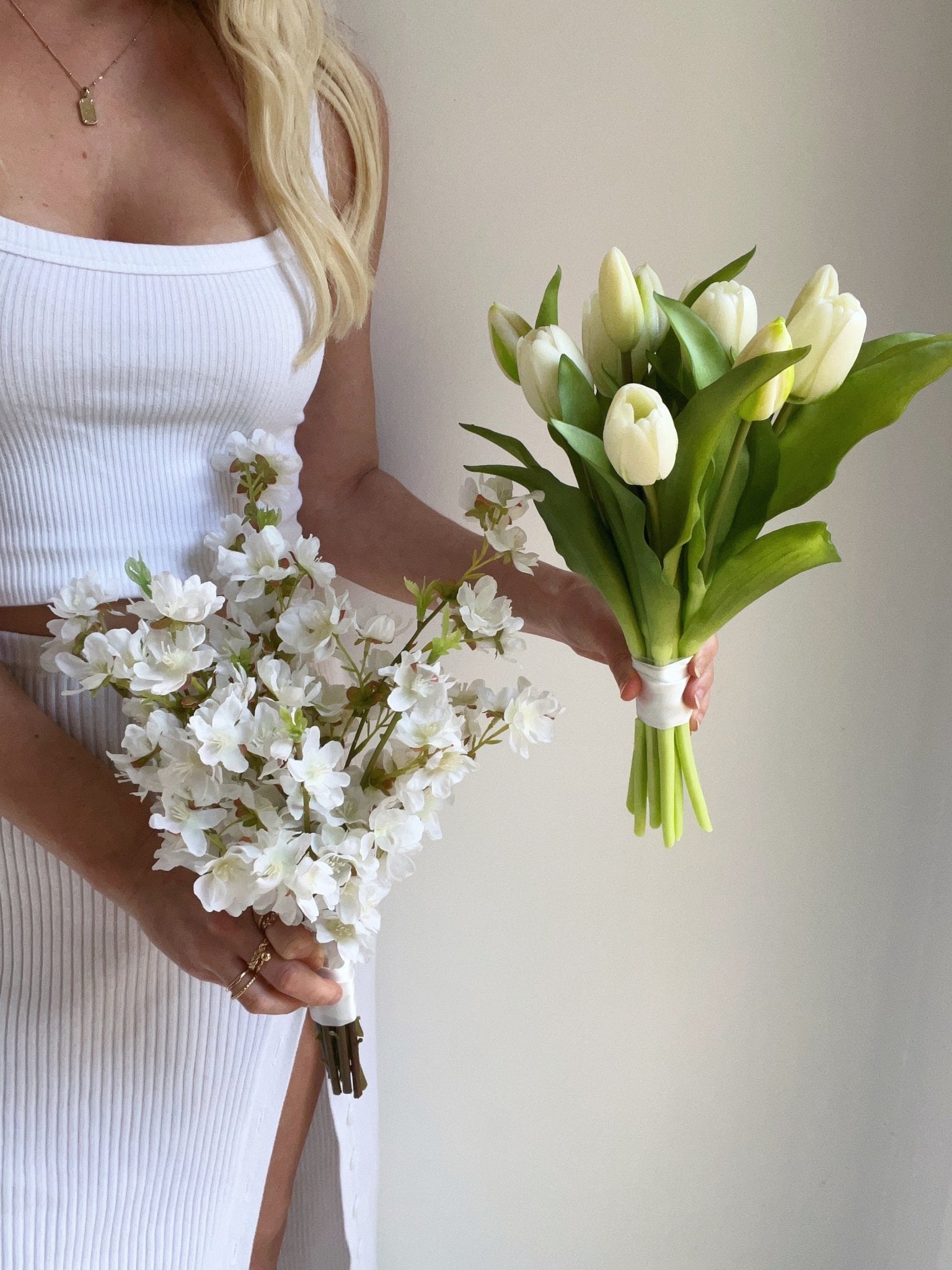 Sonder Wedding Bouquets Enmasse - Bridesmaid Edit (white options) - Sonder + Stone Boutique Artificial Wedding Flowers