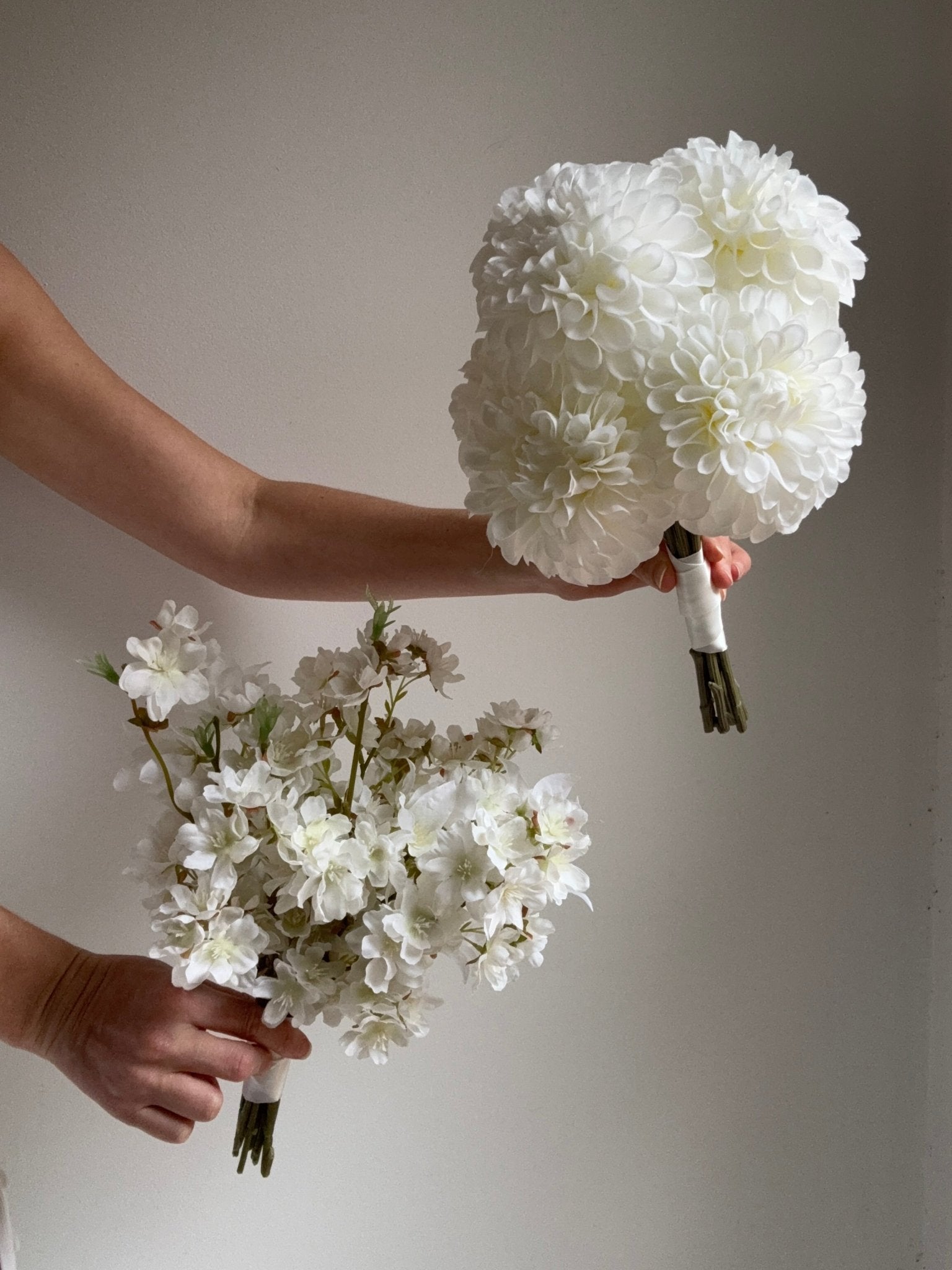 Sonder Wedding Bouquets Enmasse - Bridesmaid Edit (white options) - Sonder + Stone Boutique Artificial Wedding Flowers