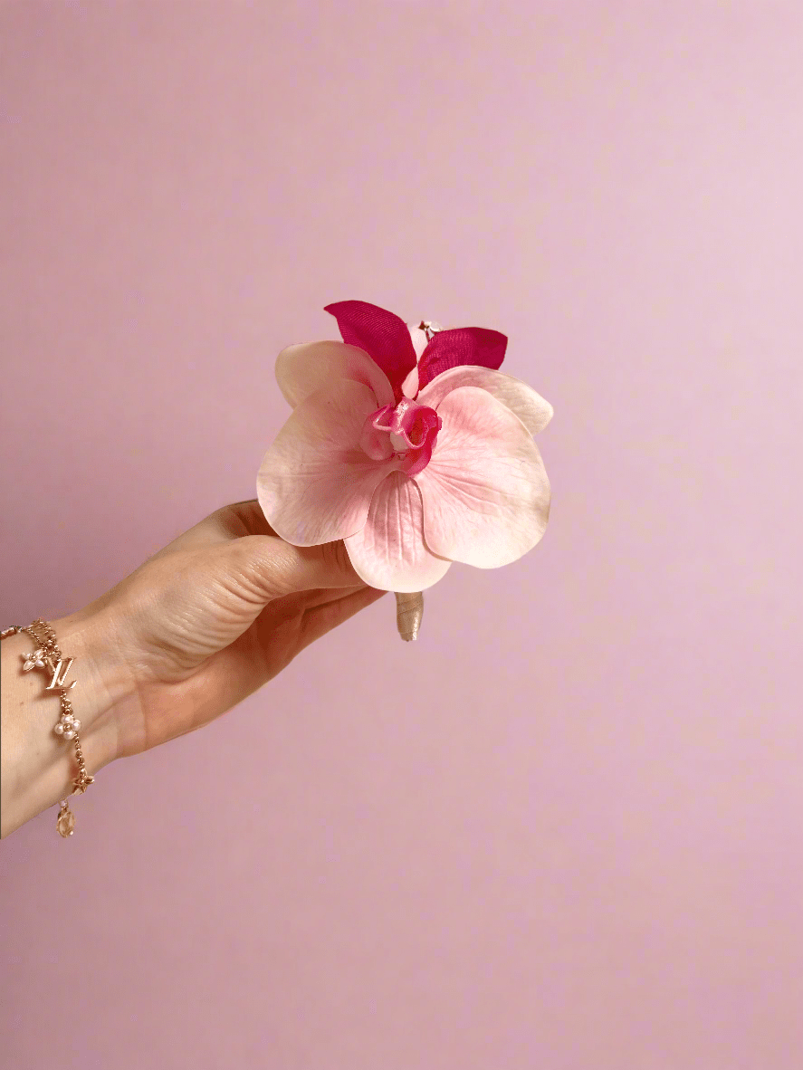 Sonder Wedding Buttonholes (pink orchid) - Premium Artificial Wedding Flowers by Sonder + Stone Boutique
