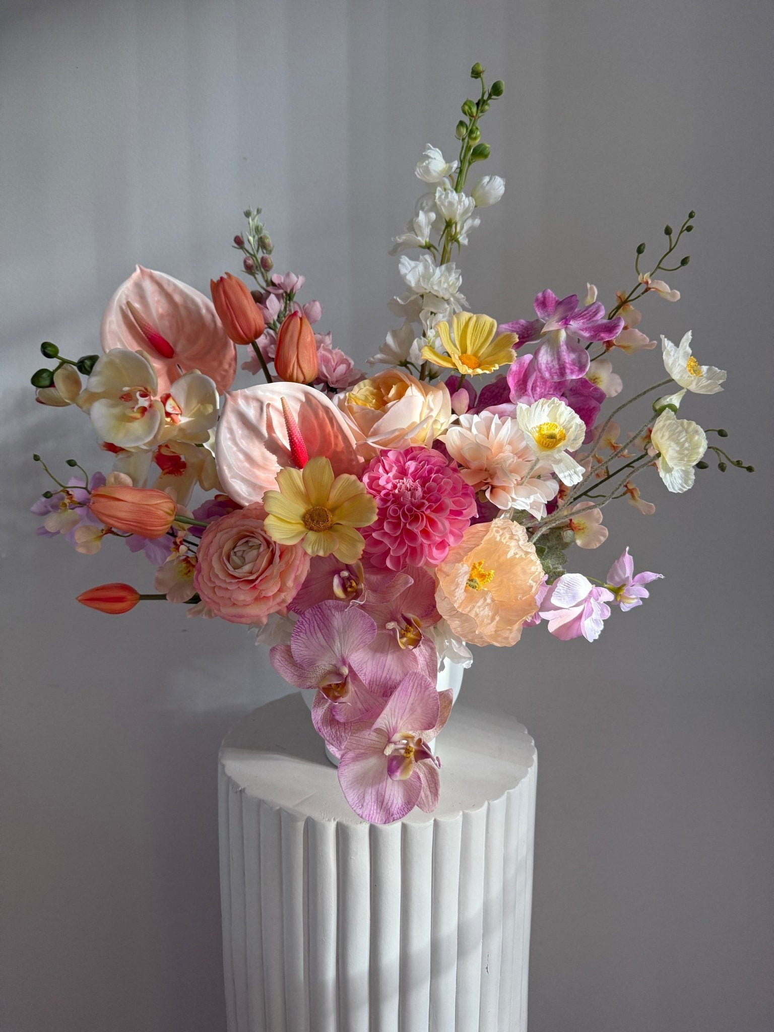 Sweet Sorbet Arrangement - Premium Artificial Wedding Flowers by Sonder + Stone Boutique